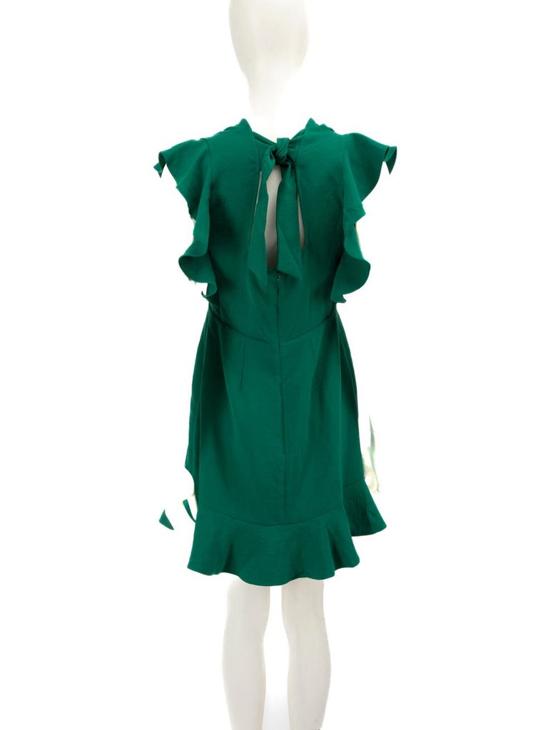 green dress with dots Green & White Polka Dot Short Sleeve 50s Swing Tea Dress – Pretty Kitty  Fashion main image 0