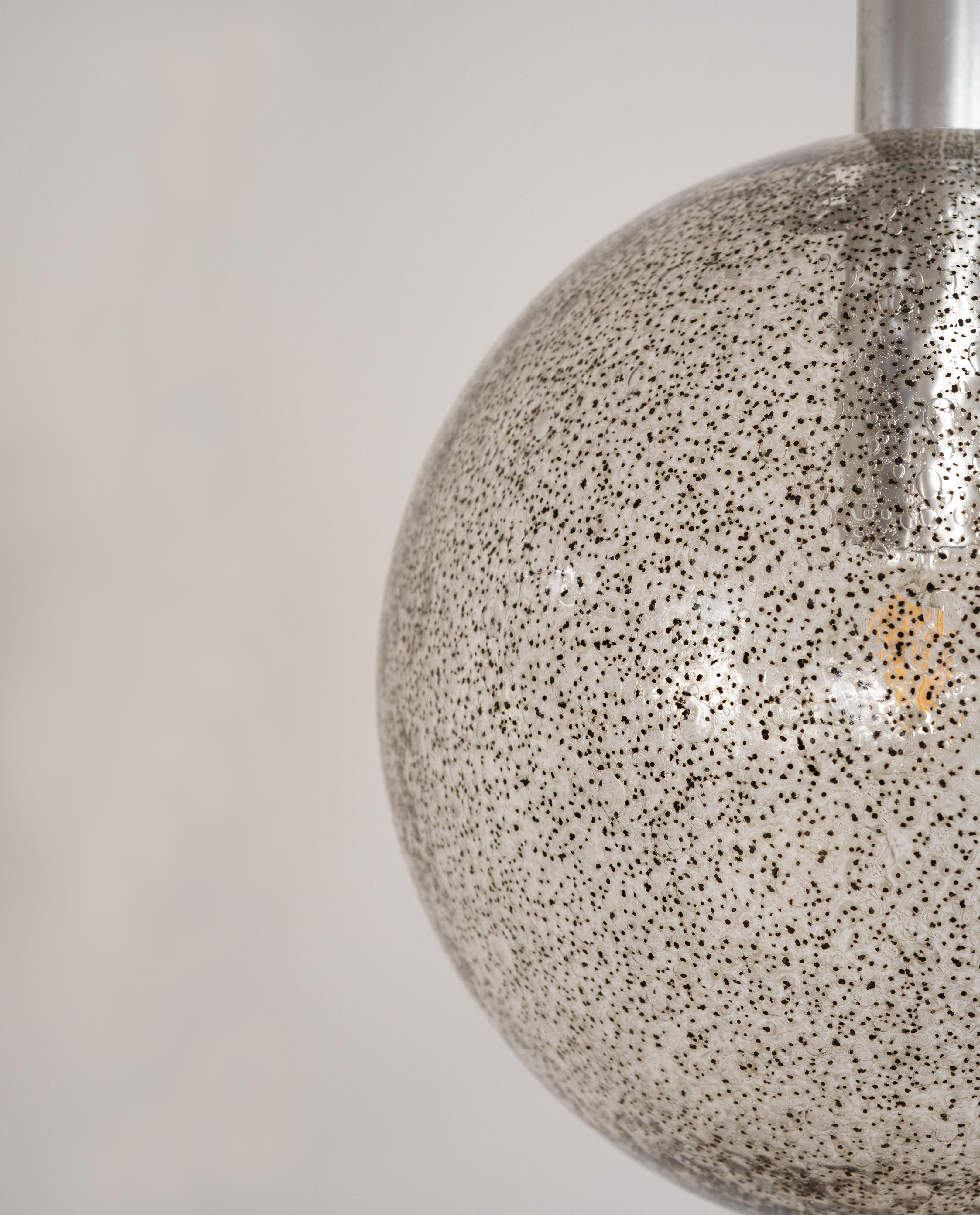 Sfera Hanging Lamp by Afra & Tobia Scarpa Italy 1964 Flos Aluminio en venta