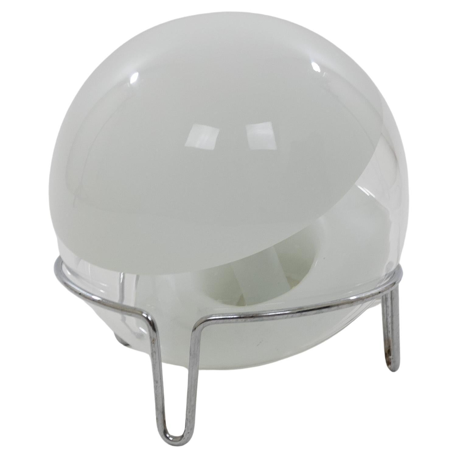Sfera Table Lamp by Angelo Mangiarotti in Murano Glass for Skipper, 1980s