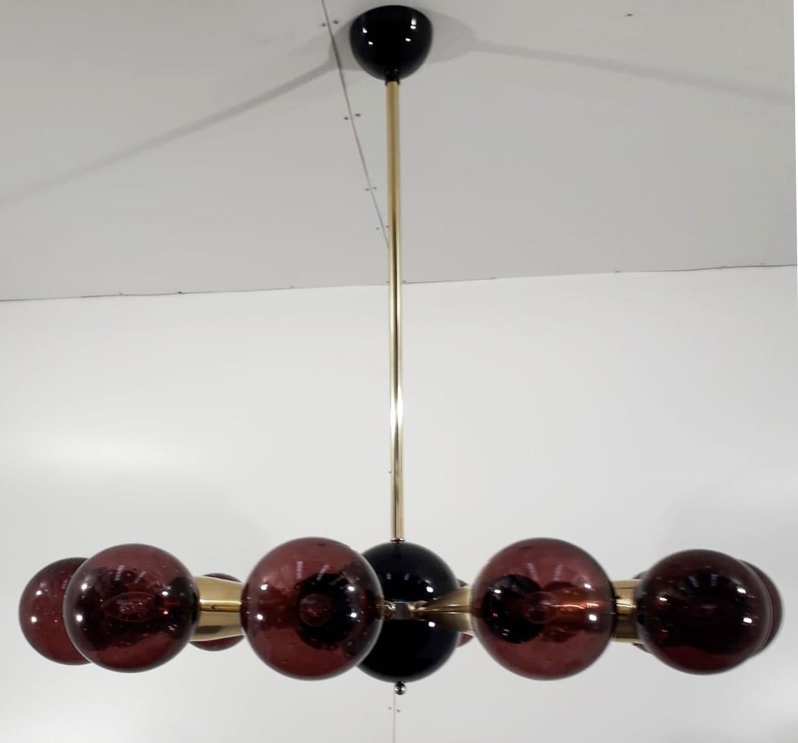 Polished Sfinge Chandelier by Fabio Ltd For Sale