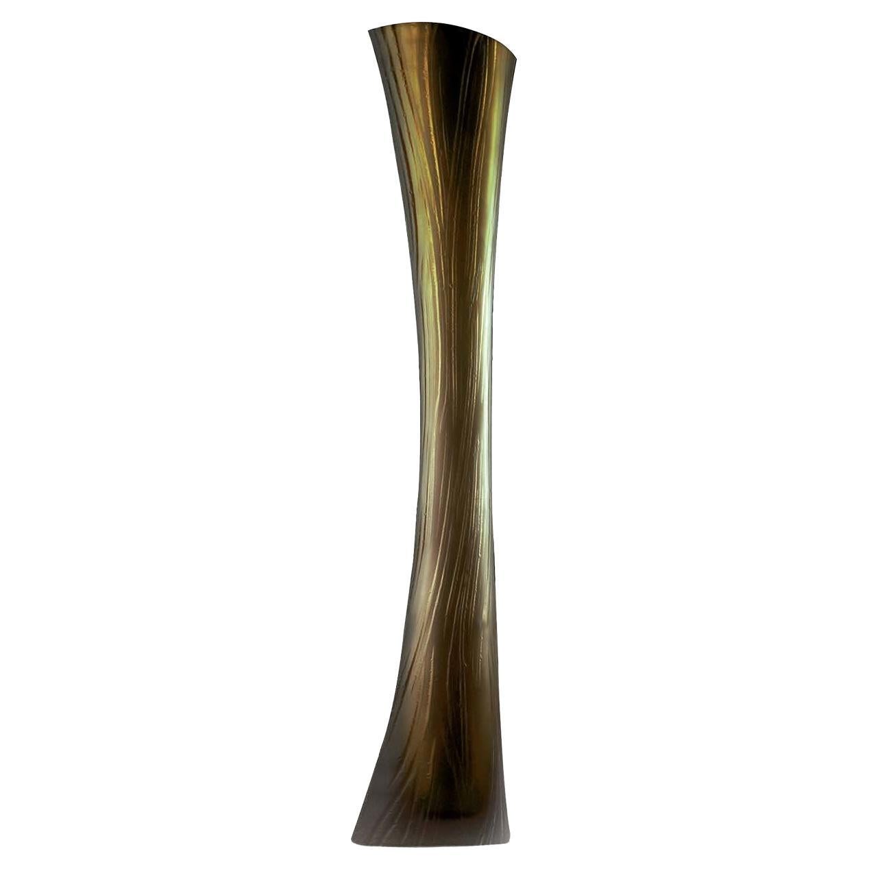 Sfumati Brown Vase By Fornace Mian For Sale