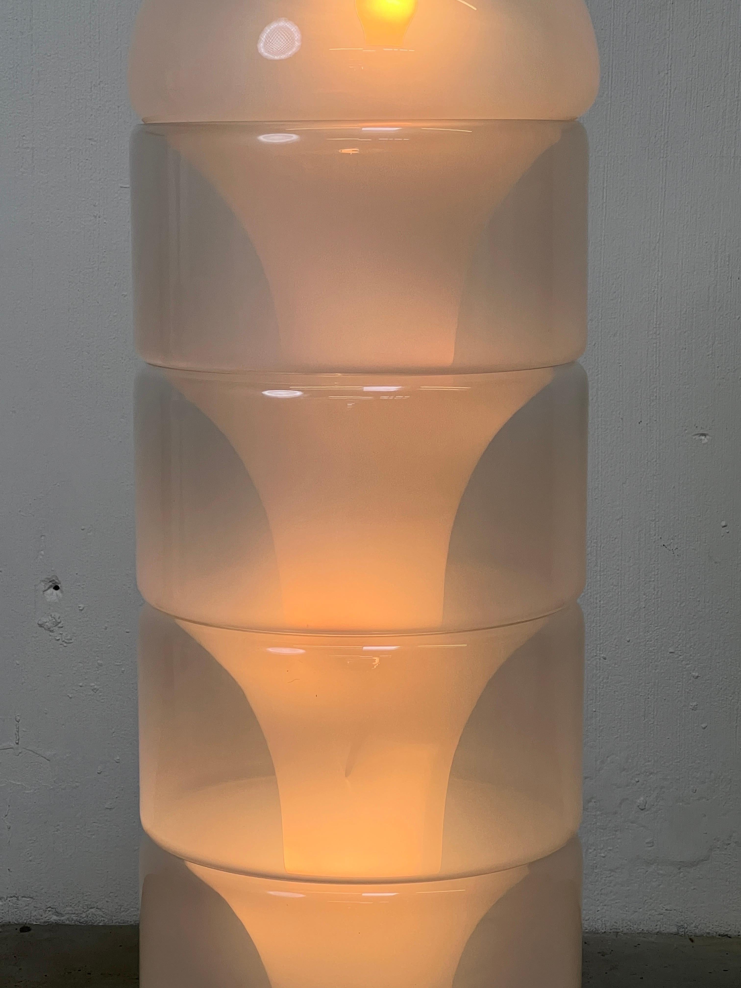 Glass Sfumato Floor Lamp By Carlo Nason For Mazzega For Sale