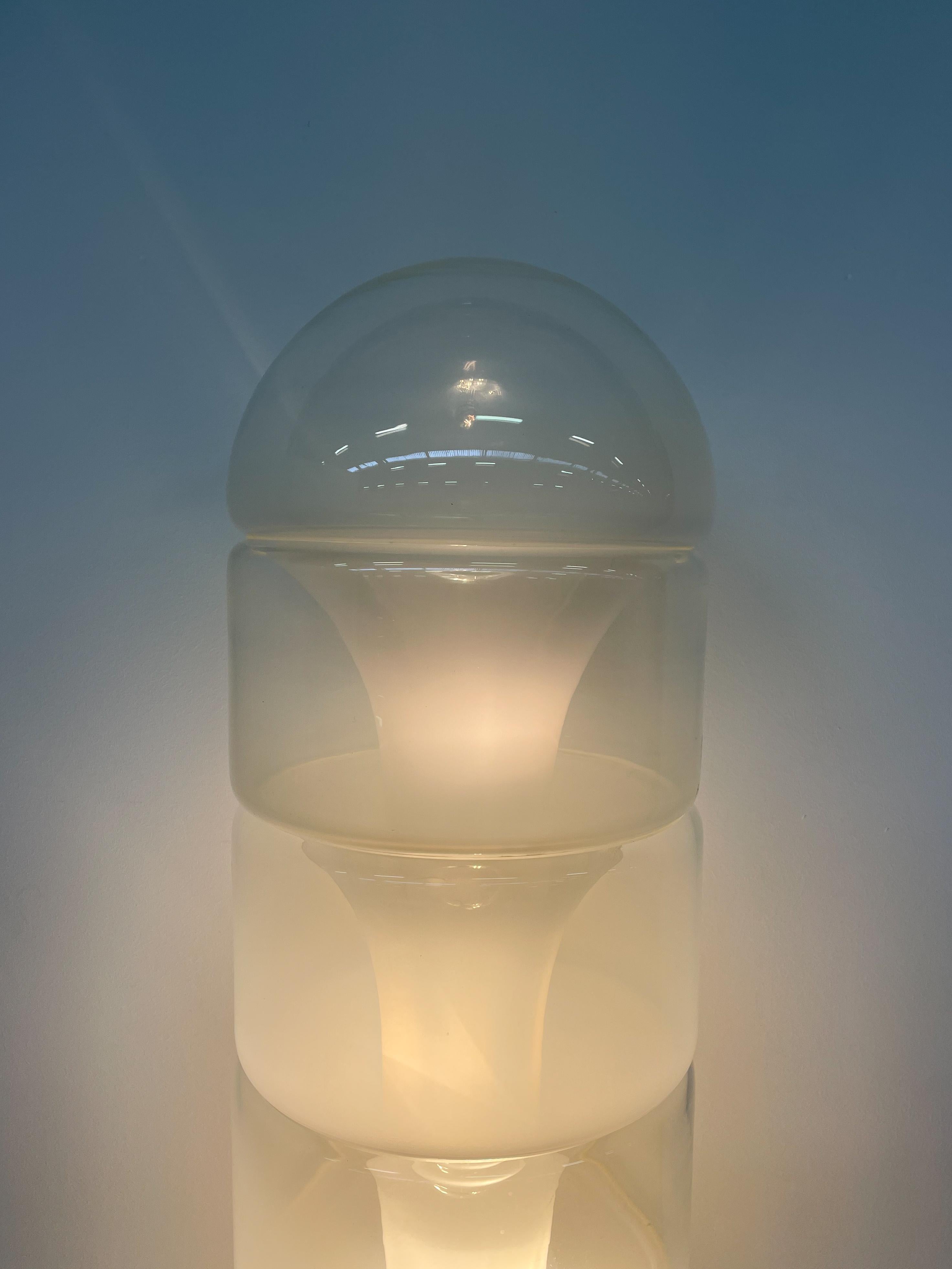 Sfumato Floor Lamp Model LT316 By Carlo Nason For Mazzega ,Murano Glass, Italy