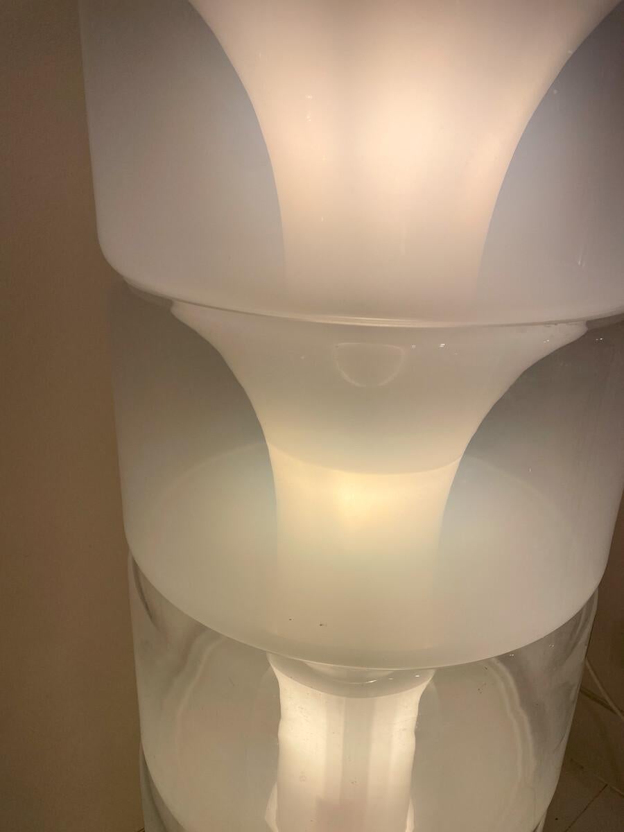 Mid-Century Modern Sfumato Floor Lamp Model LT316 By Carlo Nason For Mazzega, Italy For Sale