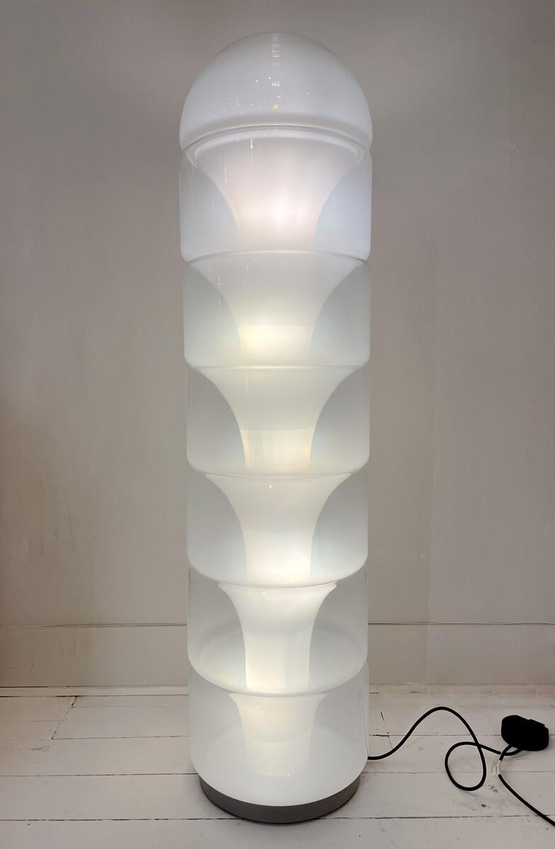Murano Glass Sfumato Floor Lamp Model LT316 By Carlo Nason For Mazzega, Italy For Sale