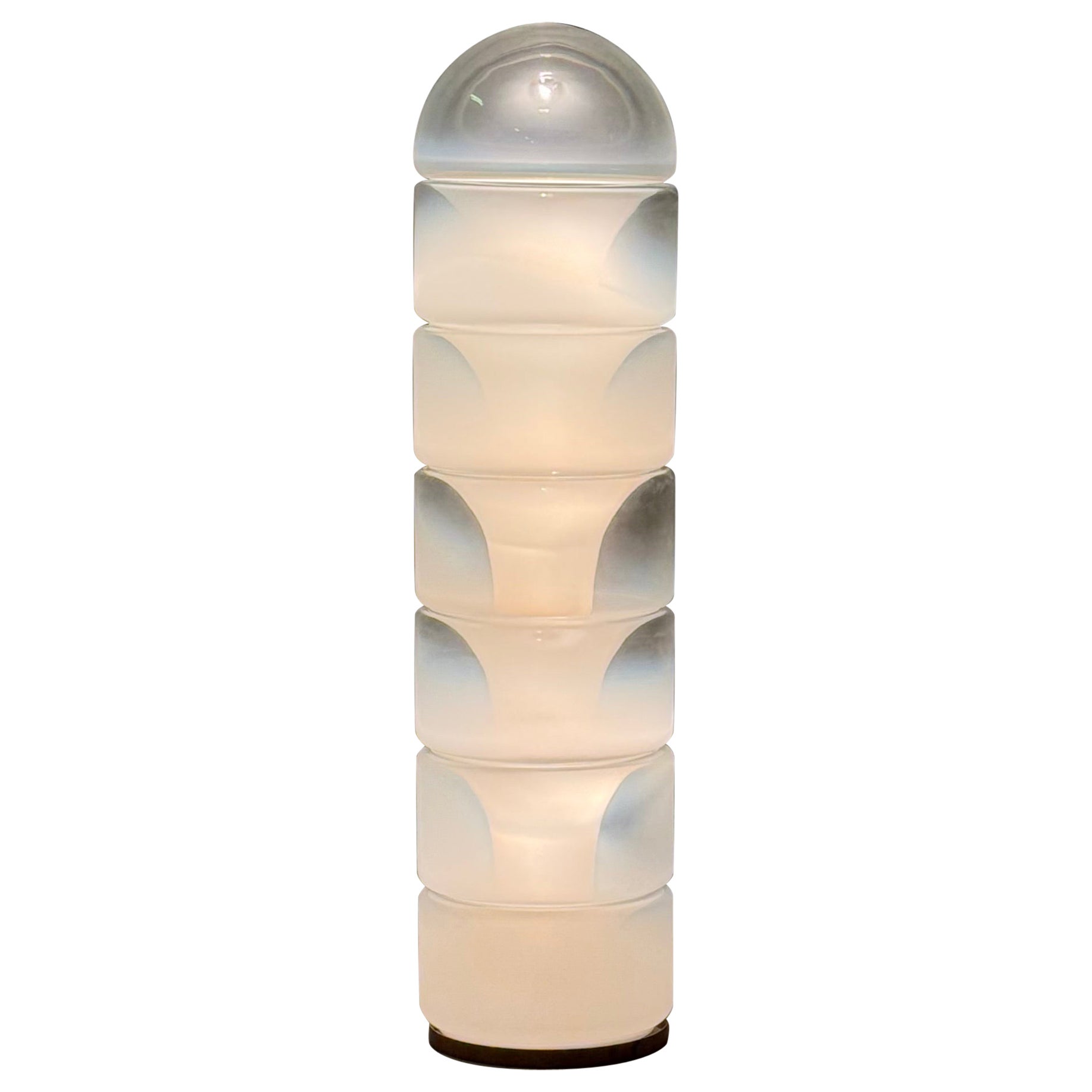 Sfumato Glass Floor Lamp Model "LT316" by Carlo Nason for Vetrerie Nason, 1960s For Sale