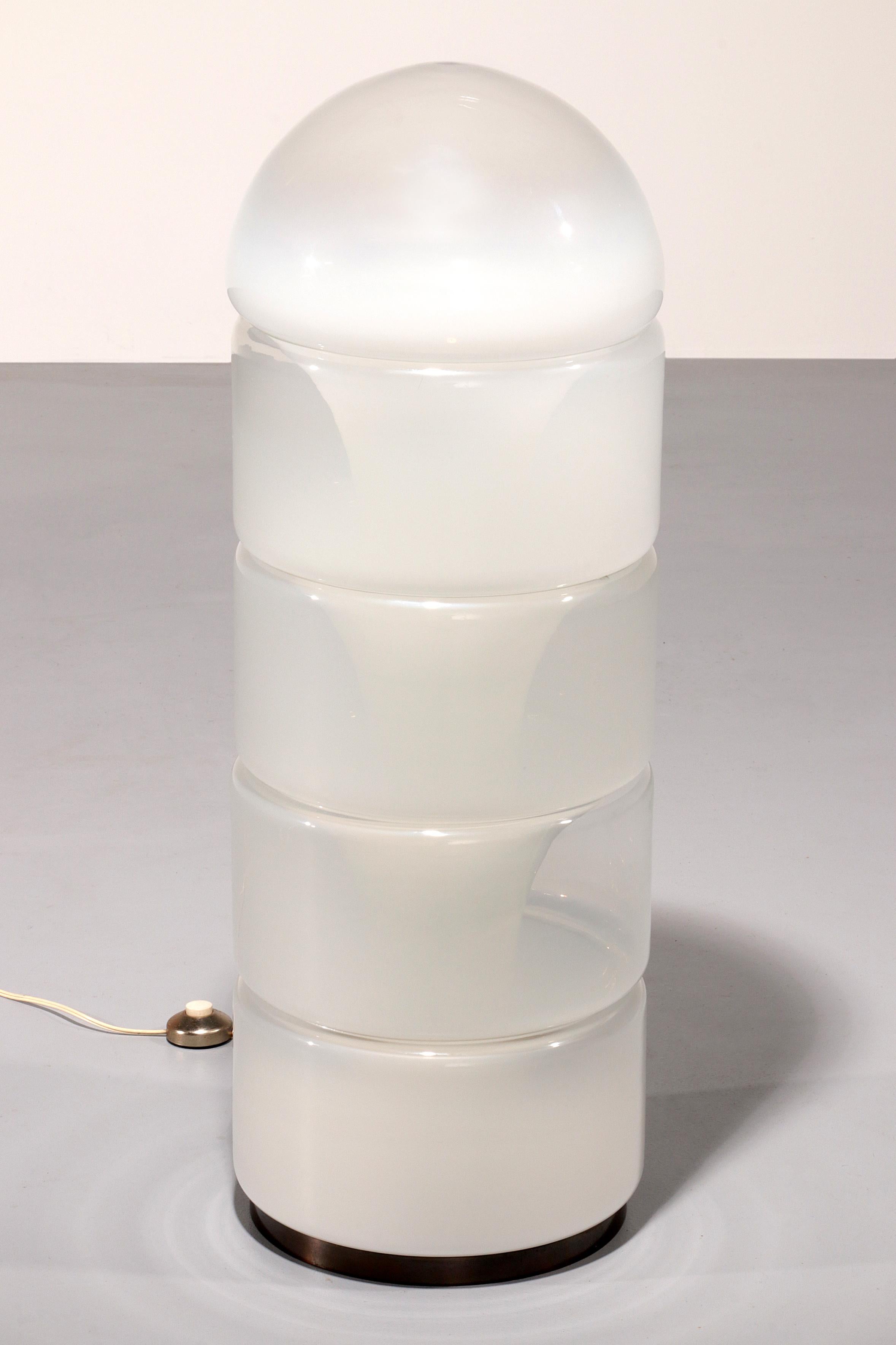 Lámpara de pie 'Sfumato' LT 316 de Carlo Nason para Mazzega, años 70 en venta 2