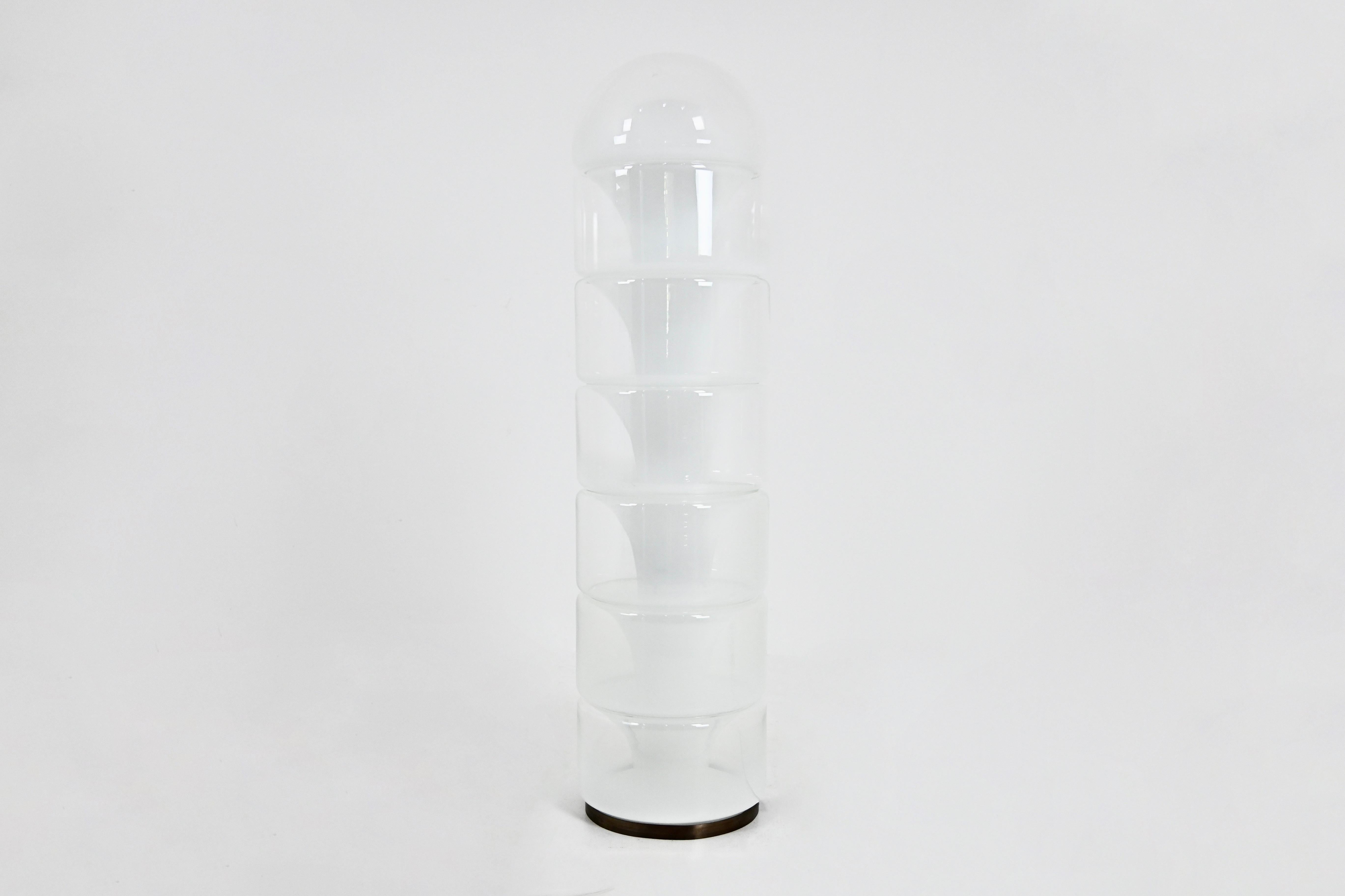 Sfumato LT316 Stehleuchte aus Muranoglas von Carlo Nason für Mazzega, 1970er Jahre (Moderne der Mitte des Jahrhunderts) im Angebot