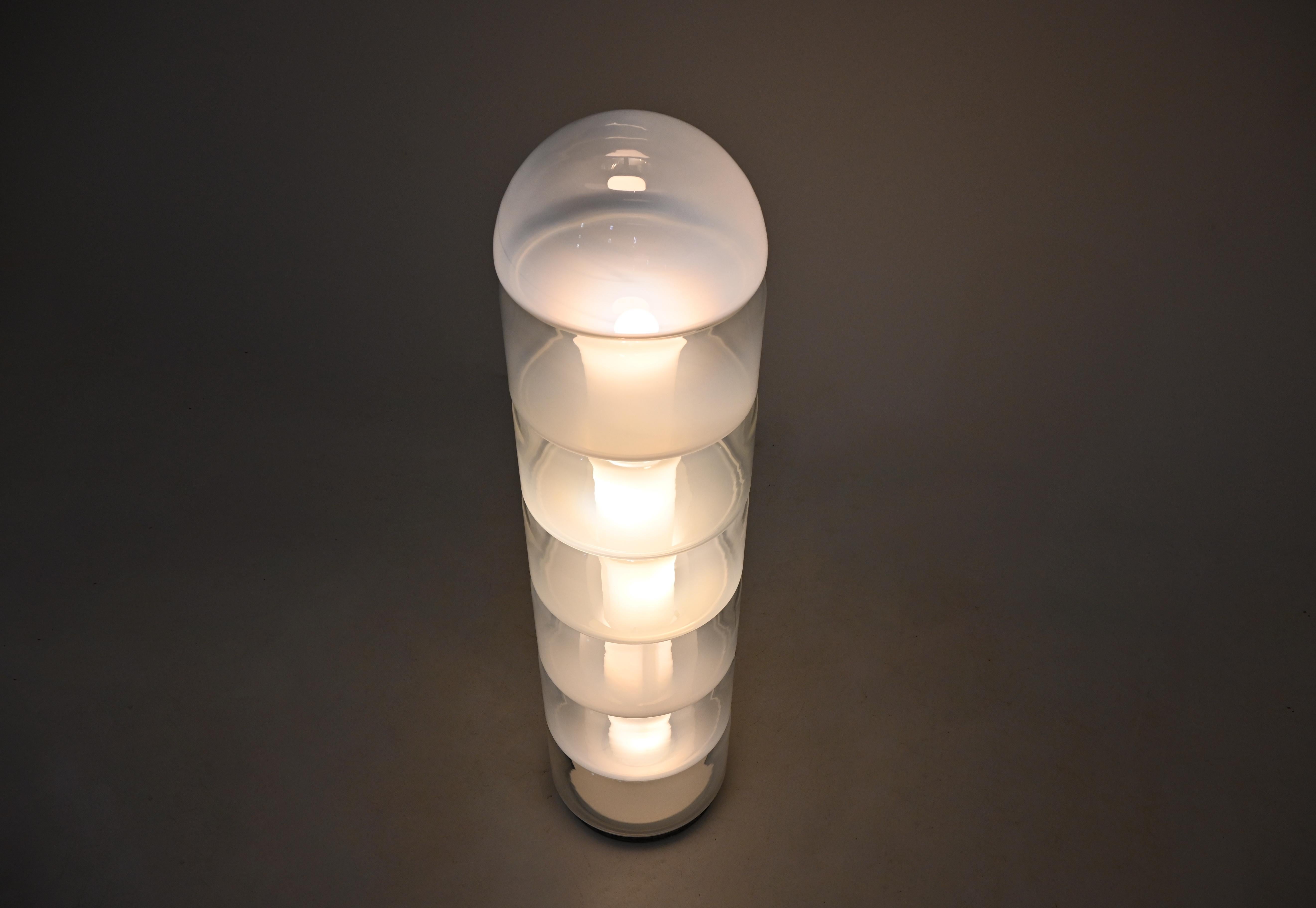 Sfumato LT316 Floor Lamp in Murano Glass by Carlo Nason for Mazzega, 1970s In Good Condition In bruxelles, BE