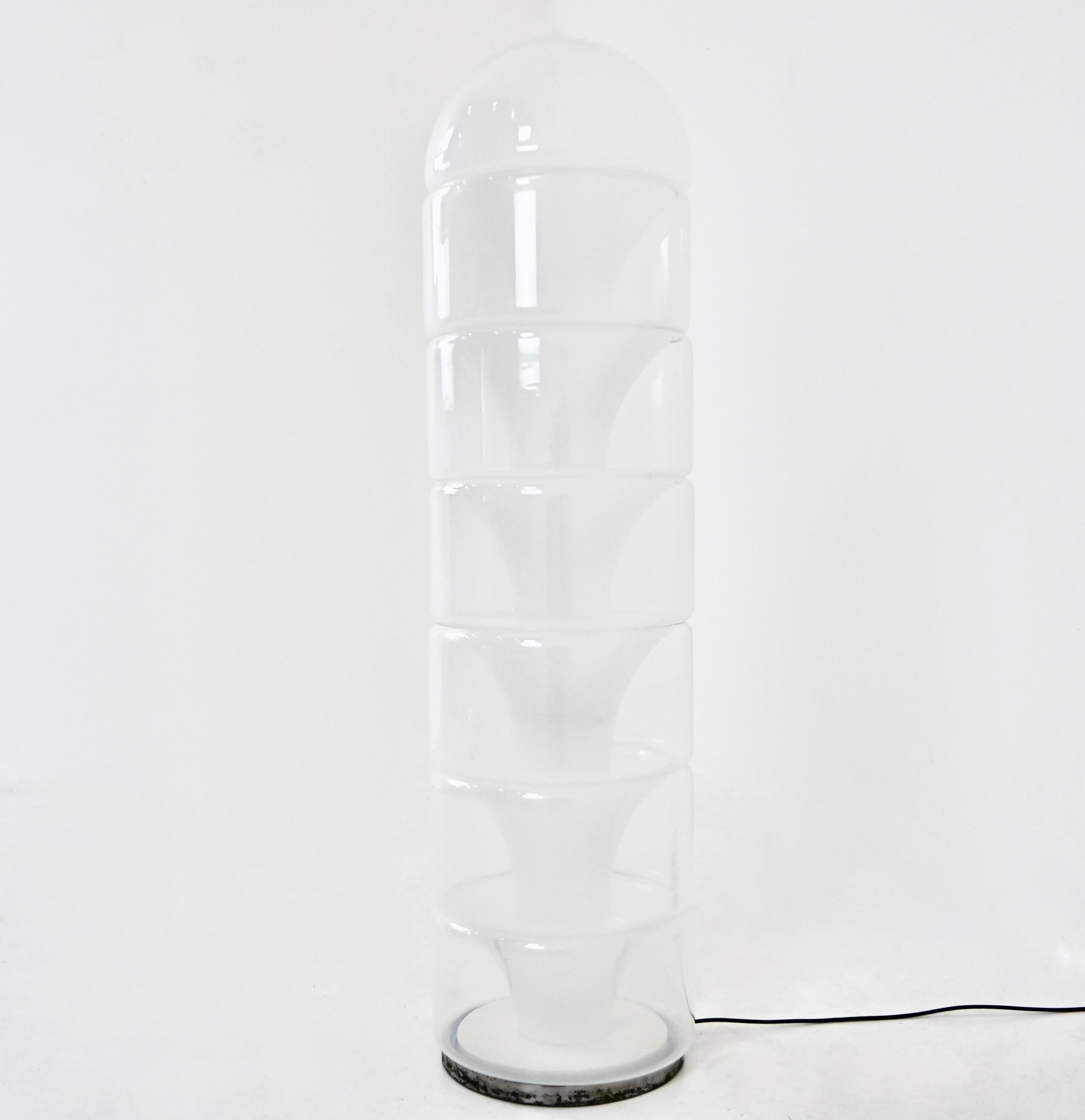 Late 20th Century Sfumato LT316 Floor Lamp in Murano Glass by Carlo Nason for Mazzega, 1970s