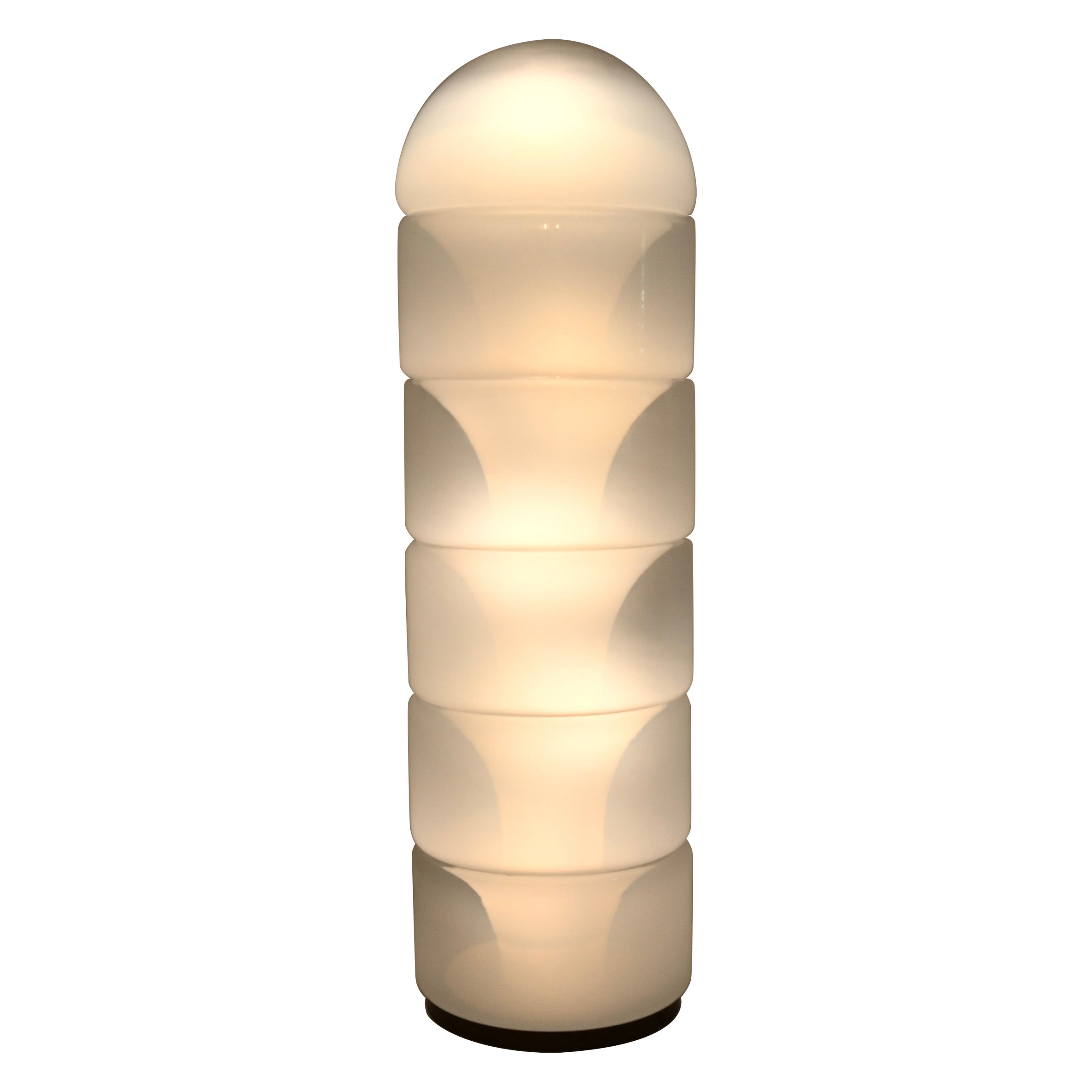 Sfumato LT316 Floor Lamp in Murano Glass by Carlo Nason for Mazzega, 1970s