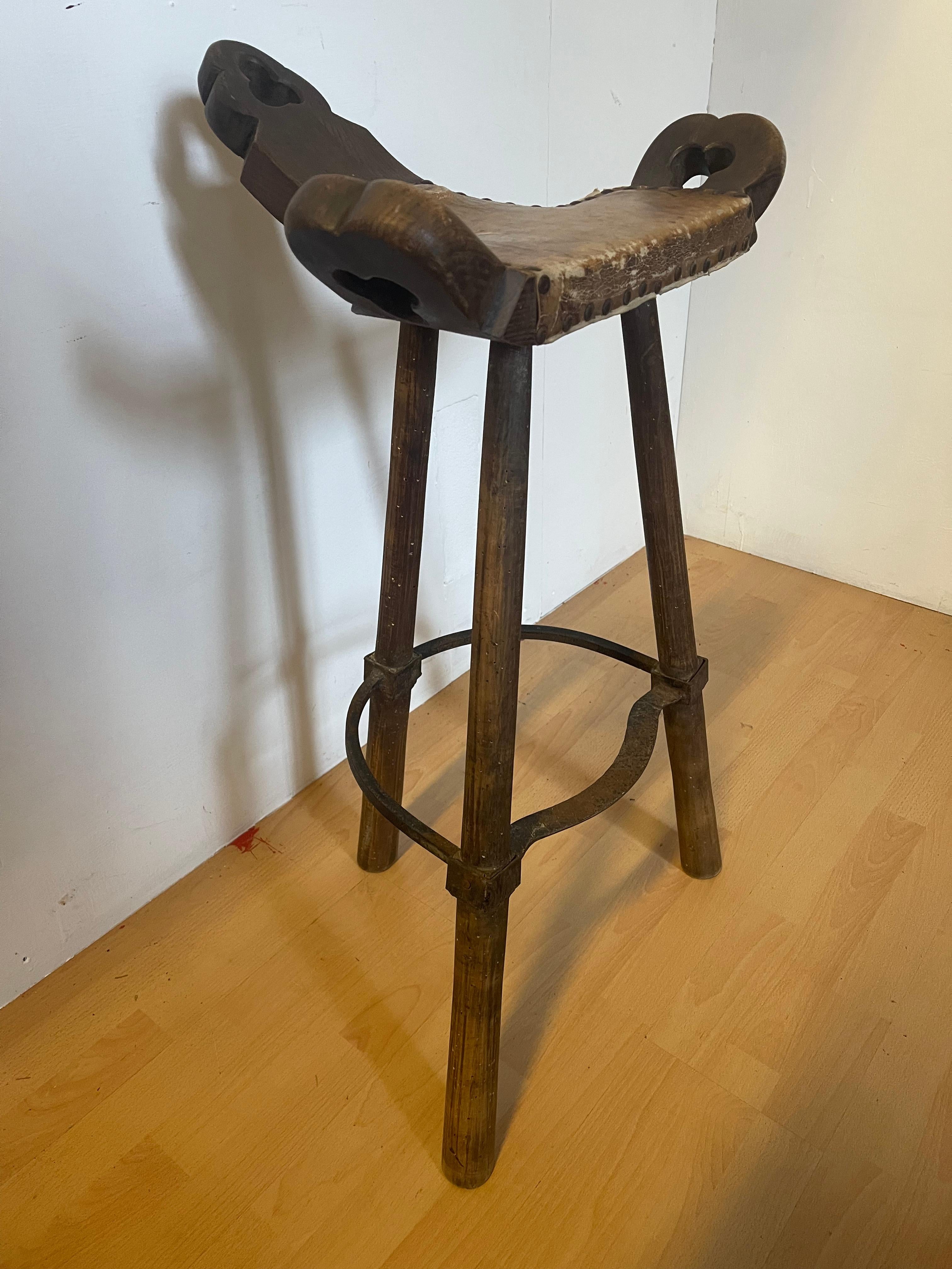 Other Brutalist bar stools Mid-Century 1950s For Sale