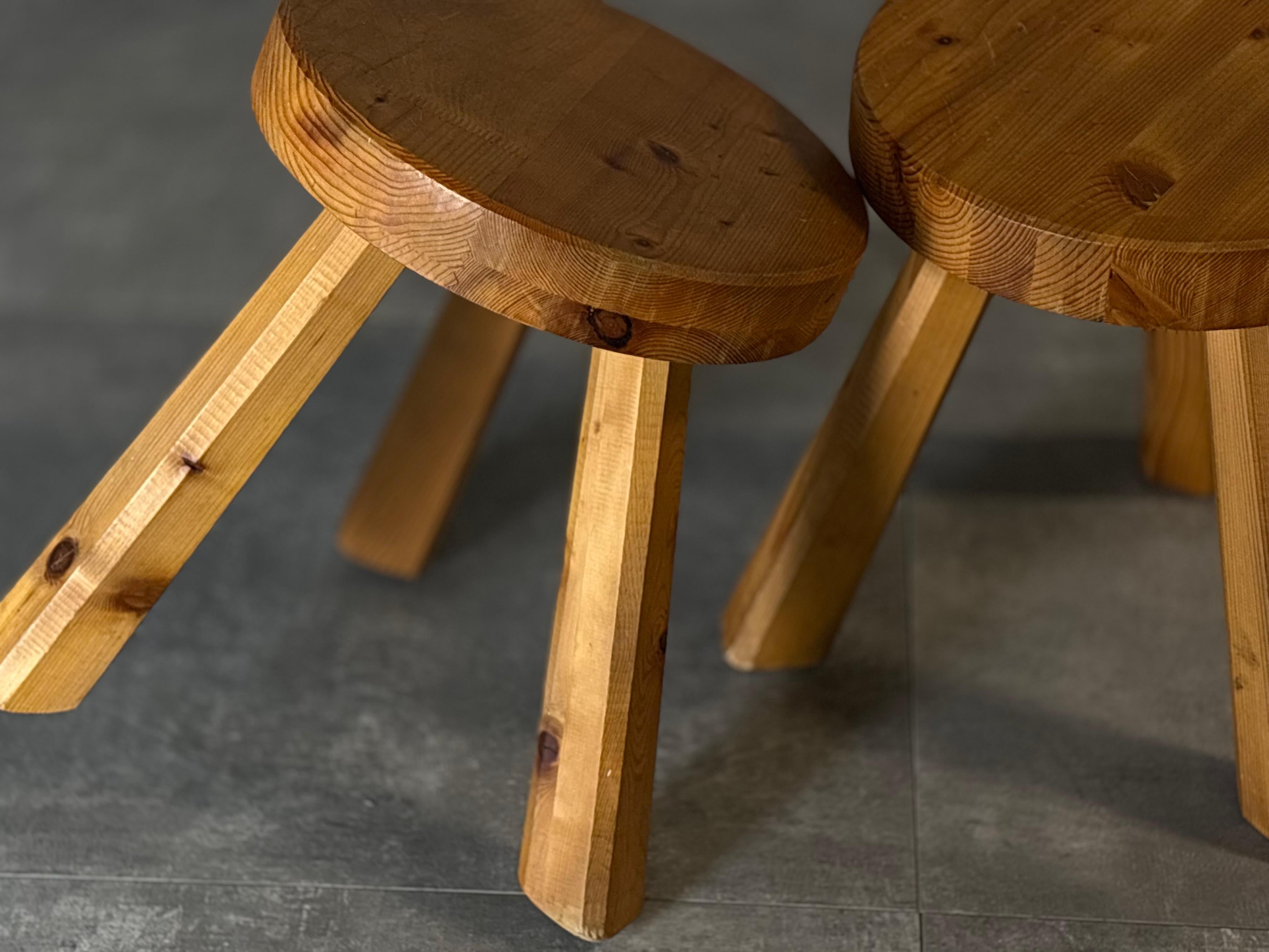 Sgabelli in legno, anni '80, set di 4 In condizioni buone a Quarrata, IT