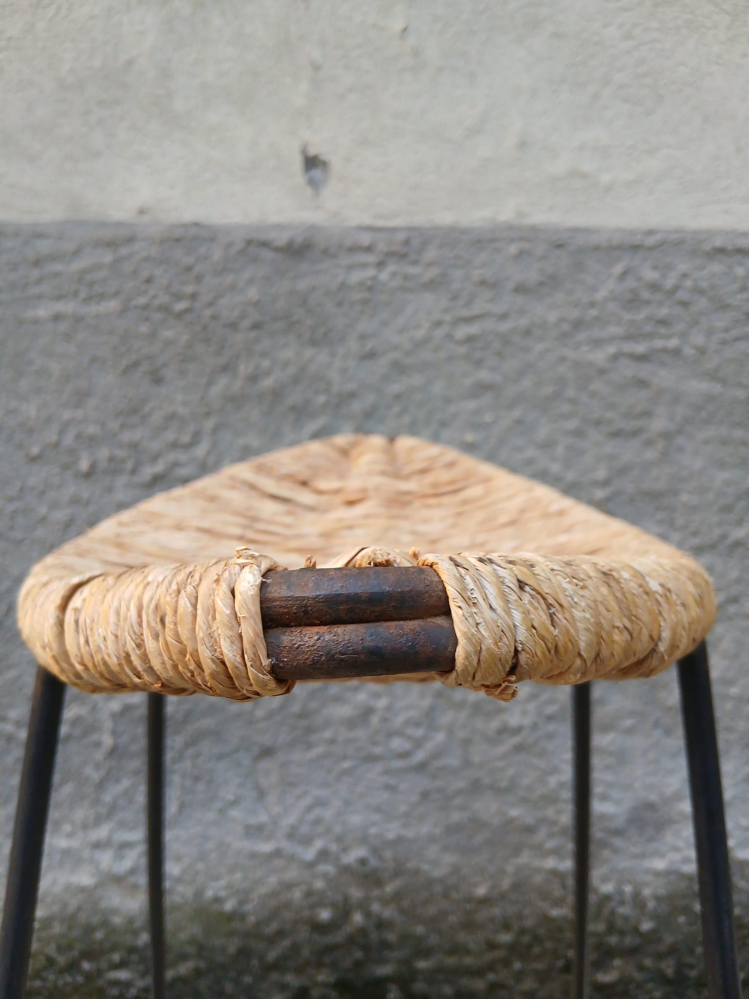 20th Century Sgabello “Banana” - Ferro e Corda - Tom Dixon per Cappellini - Italia - ca. 1988 in vendita