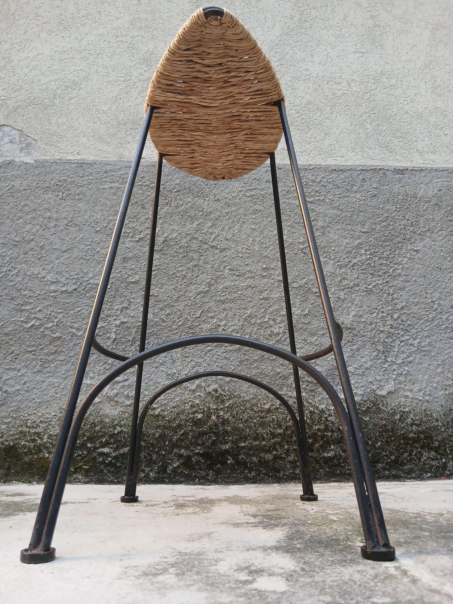 Sgabello “Banana” - Ferro e Corda - Tom Dixon per Cappellini - Italia - ca. 1988 in vendita 1