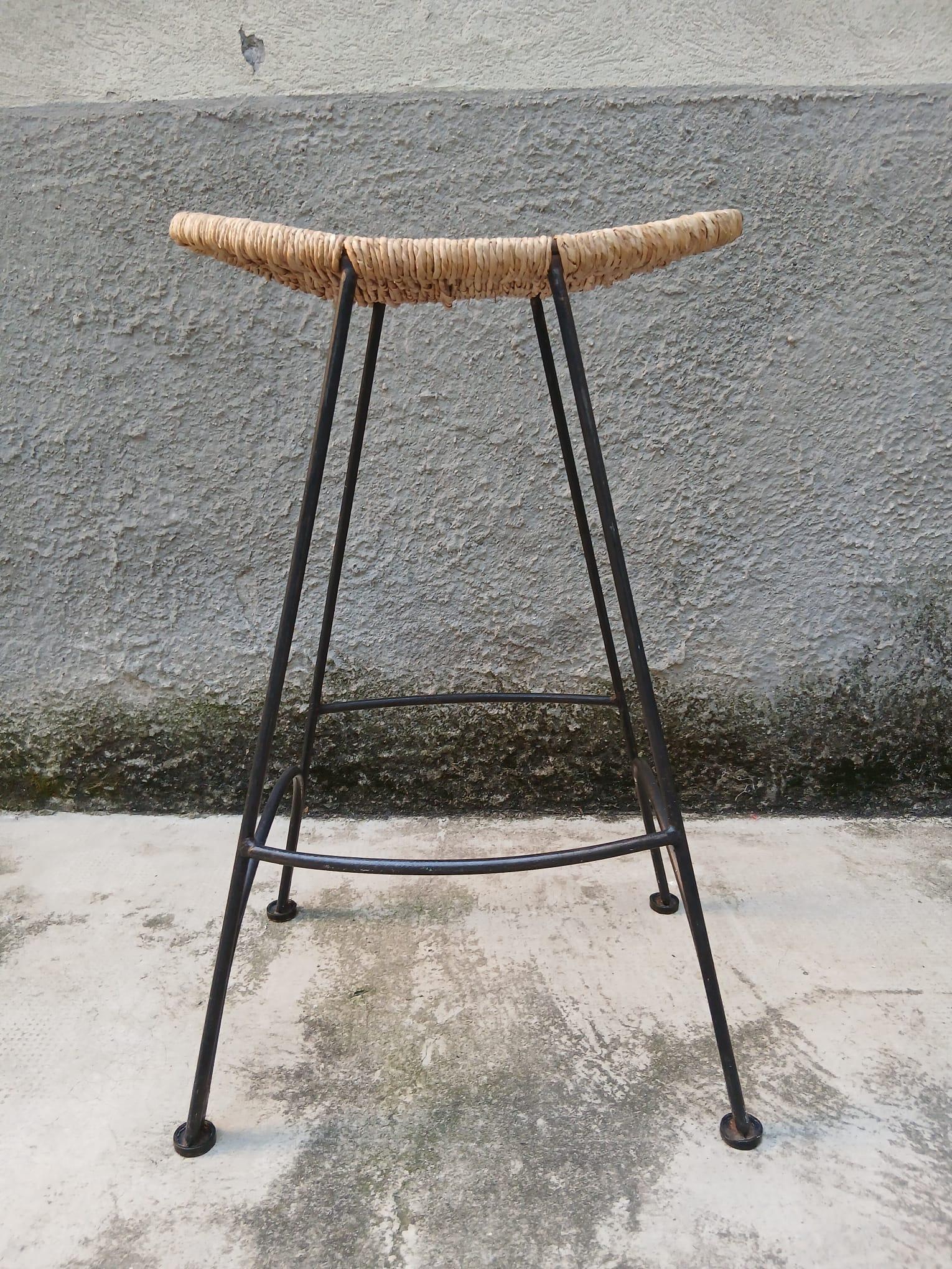 Sgabello “Banana” - Ferro e Corda - Tom Dixon per Cappellini - Italia - ca. 1988 in vendita 3