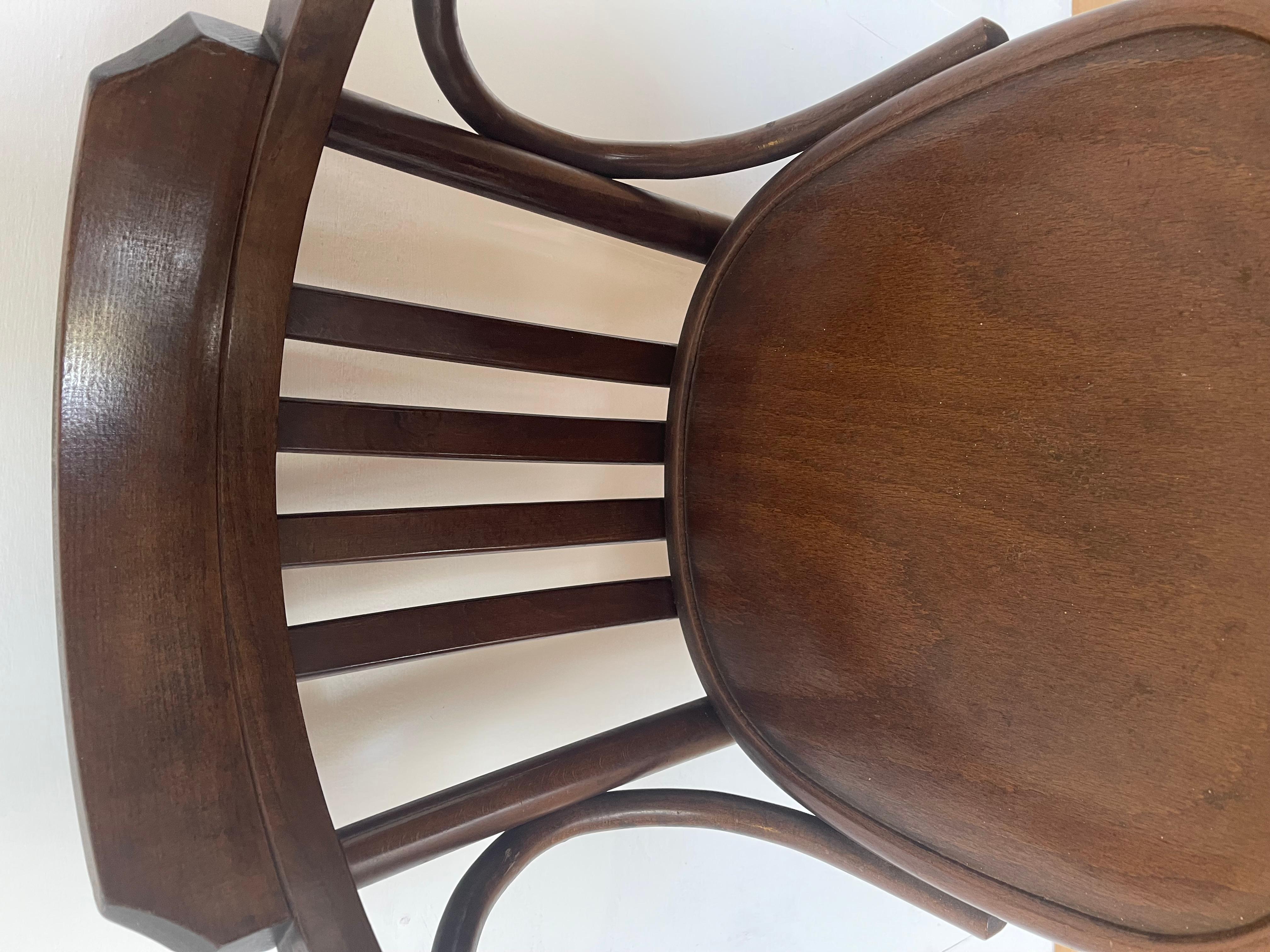 Italian Sgabello bistrot in legno vintage anni 60 in vendita