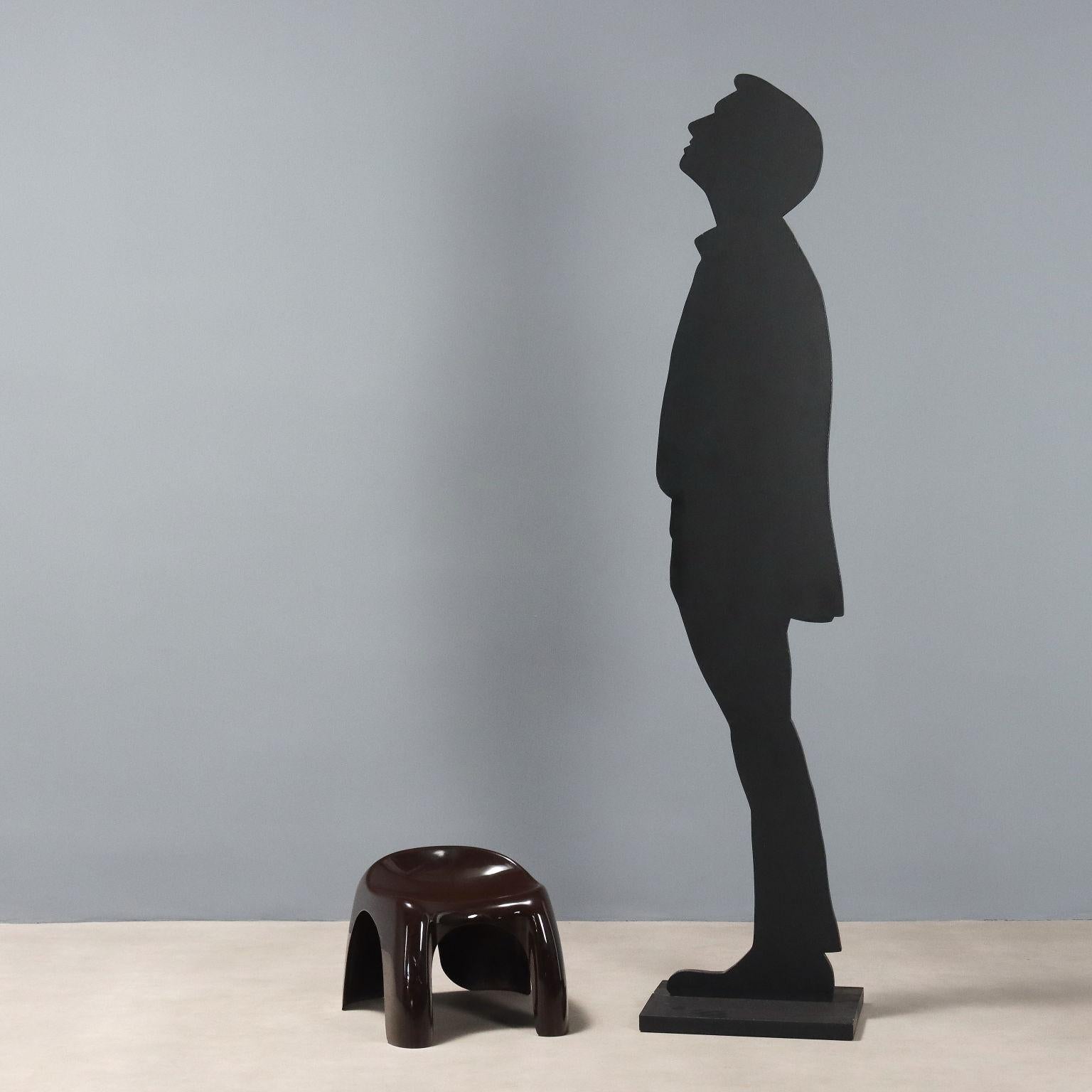 Mid-Century Modern 'Efebino' stool by Stacy Dukes for Artemide For Sale