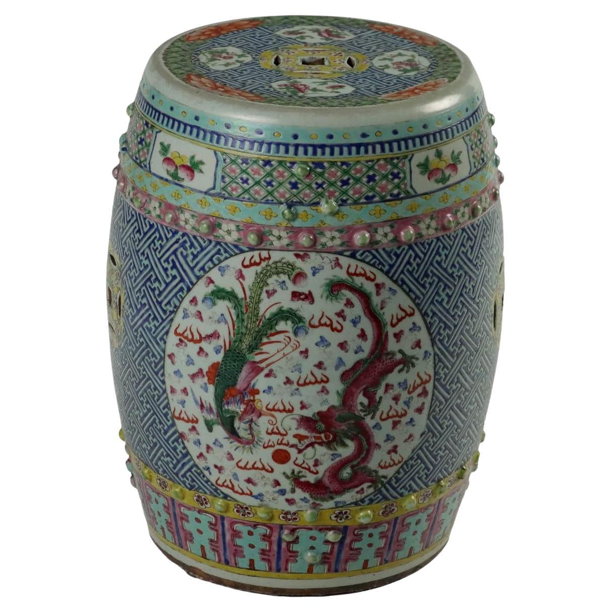 Porcelain Stool China Late 19th Century
