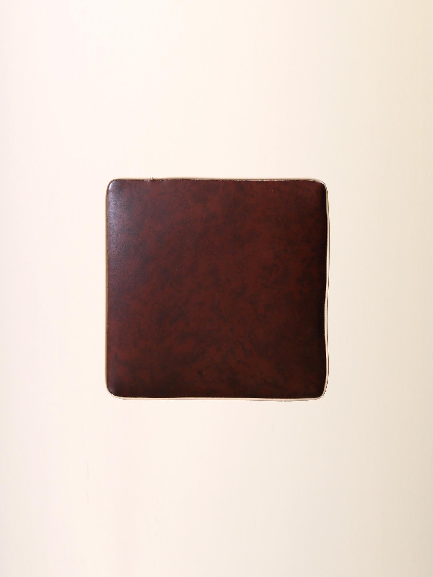 Mid-20th Century Retro upholstered stool For Sale