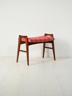 Taburete escandinavo de teca de Svante Skogh