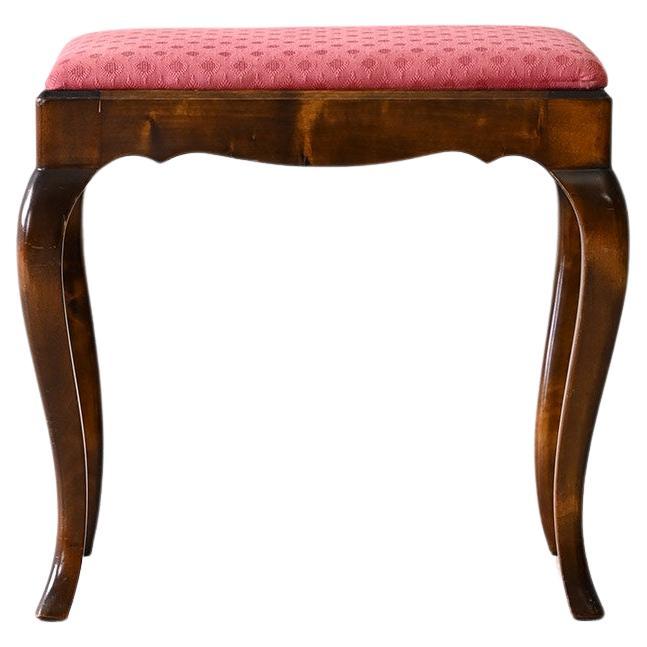 Scandinavian red stool For Sale