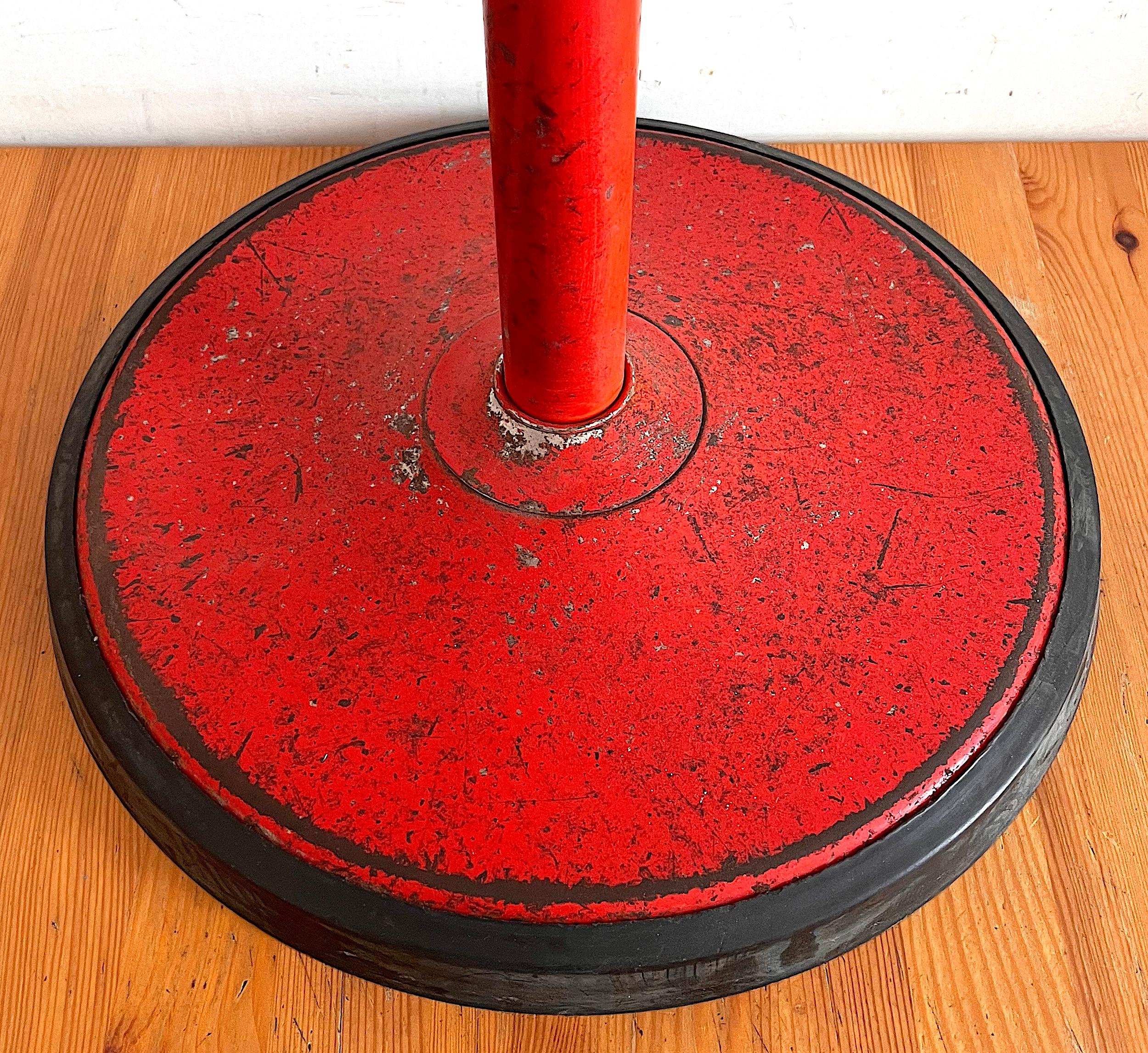 Late 20th Century Sgabello Tractor rosso di Etienne Fermigier pour Mirima