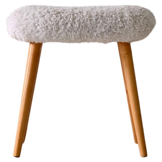 Scandinavian vintage stool For Sale