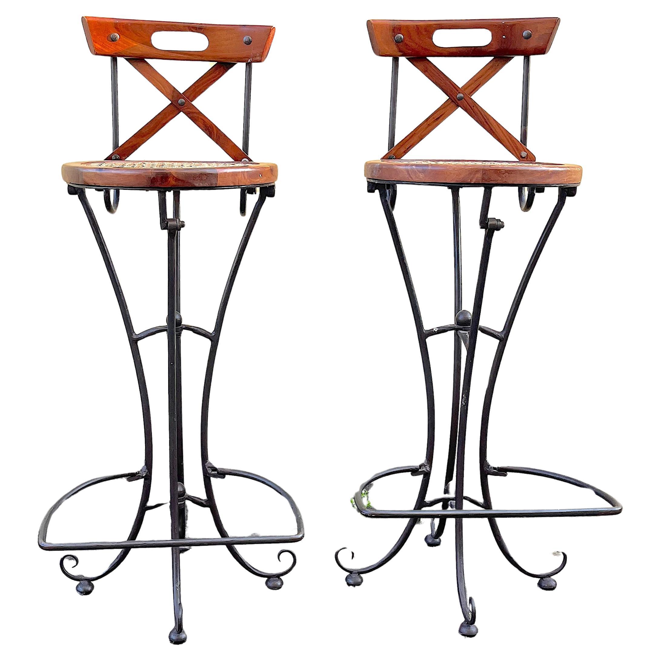 Industrial iron stool For Sale