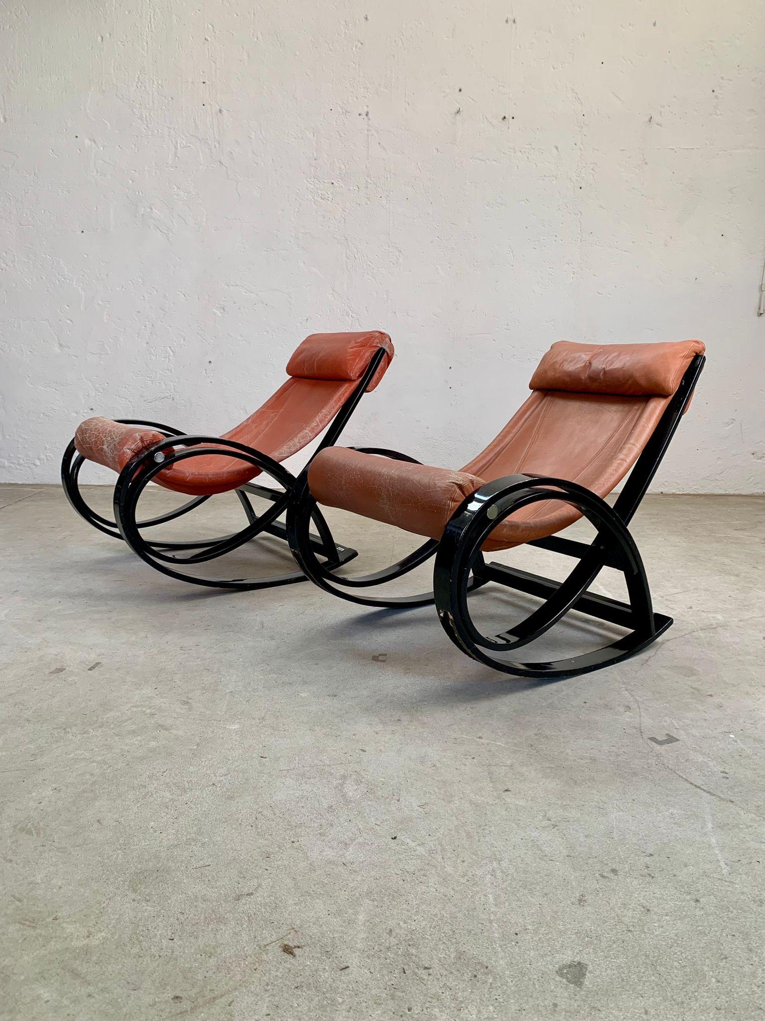 Italian Fauteuils Sgarsul par Gae Aulenti pour Poltronova, Italie, années 1960 en vente