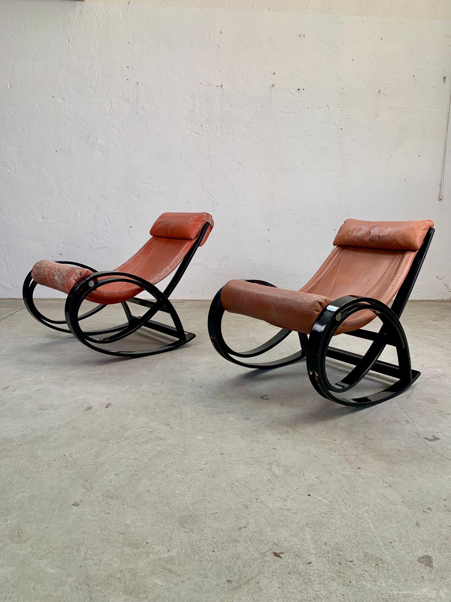 Fauteuils Sgarsul par Gae Aulenti pour Poltronova, Italie, années 1960 Bon état - En vente à Milano, IT