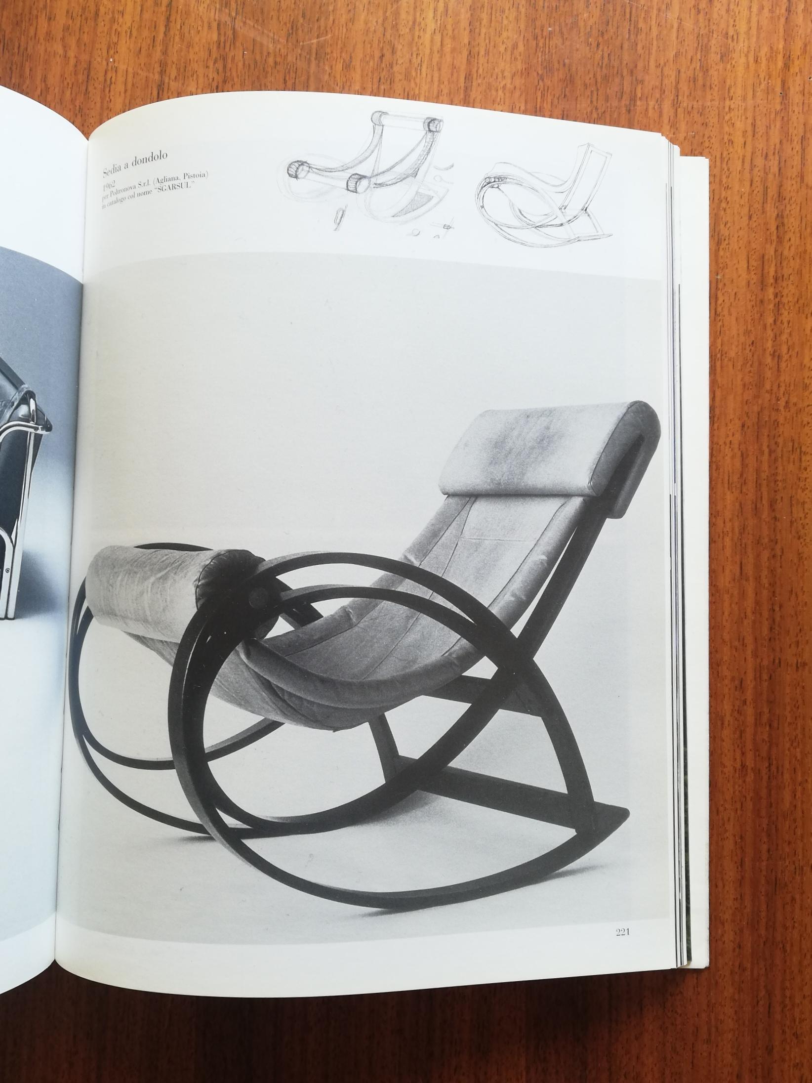 Sgarsul Rocking Chair by Gae Aulenti for Poltronova For Sale 13