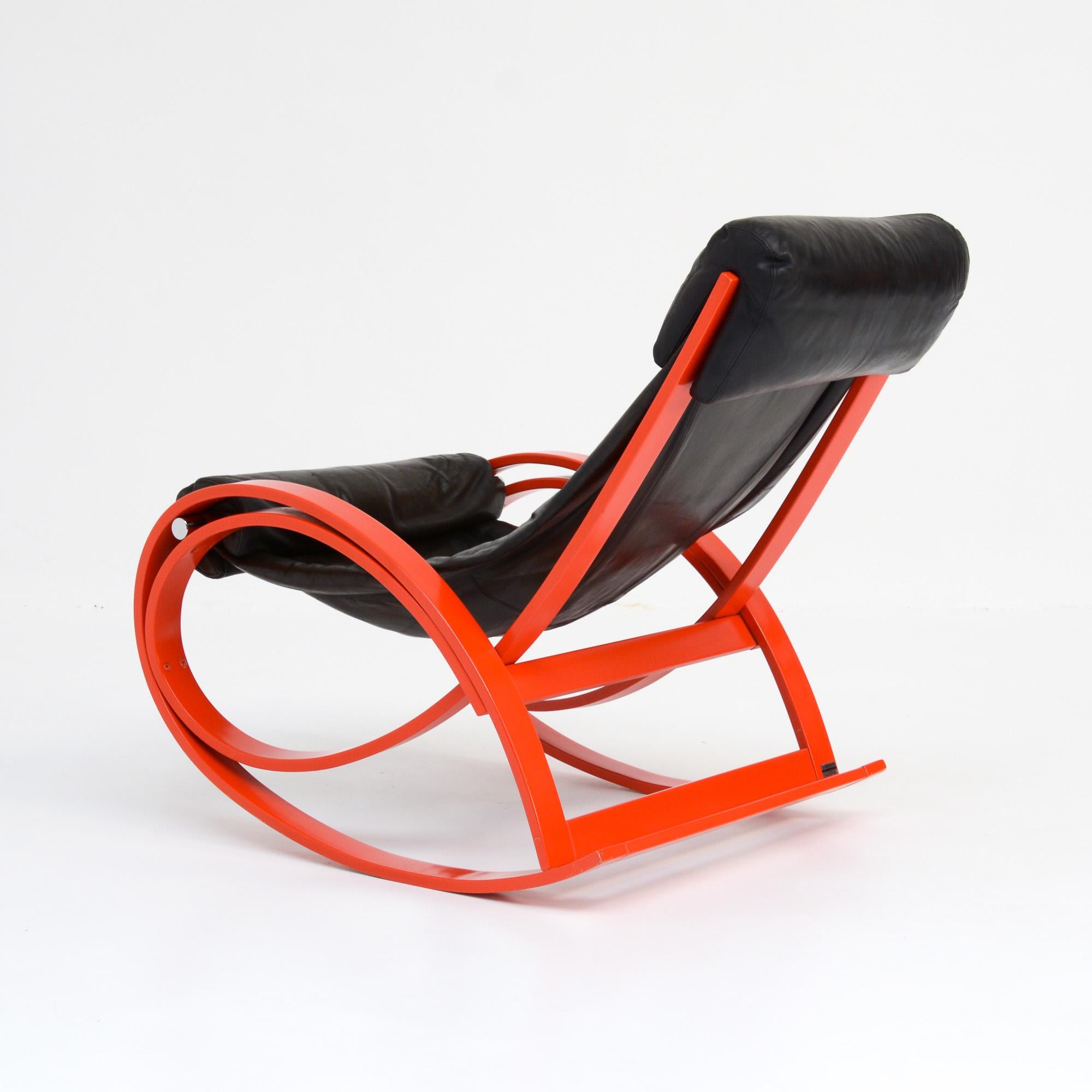 Sgarsul Rocking Chair by Gae Aulenti for Poltronova at 1stDibs | gae ...