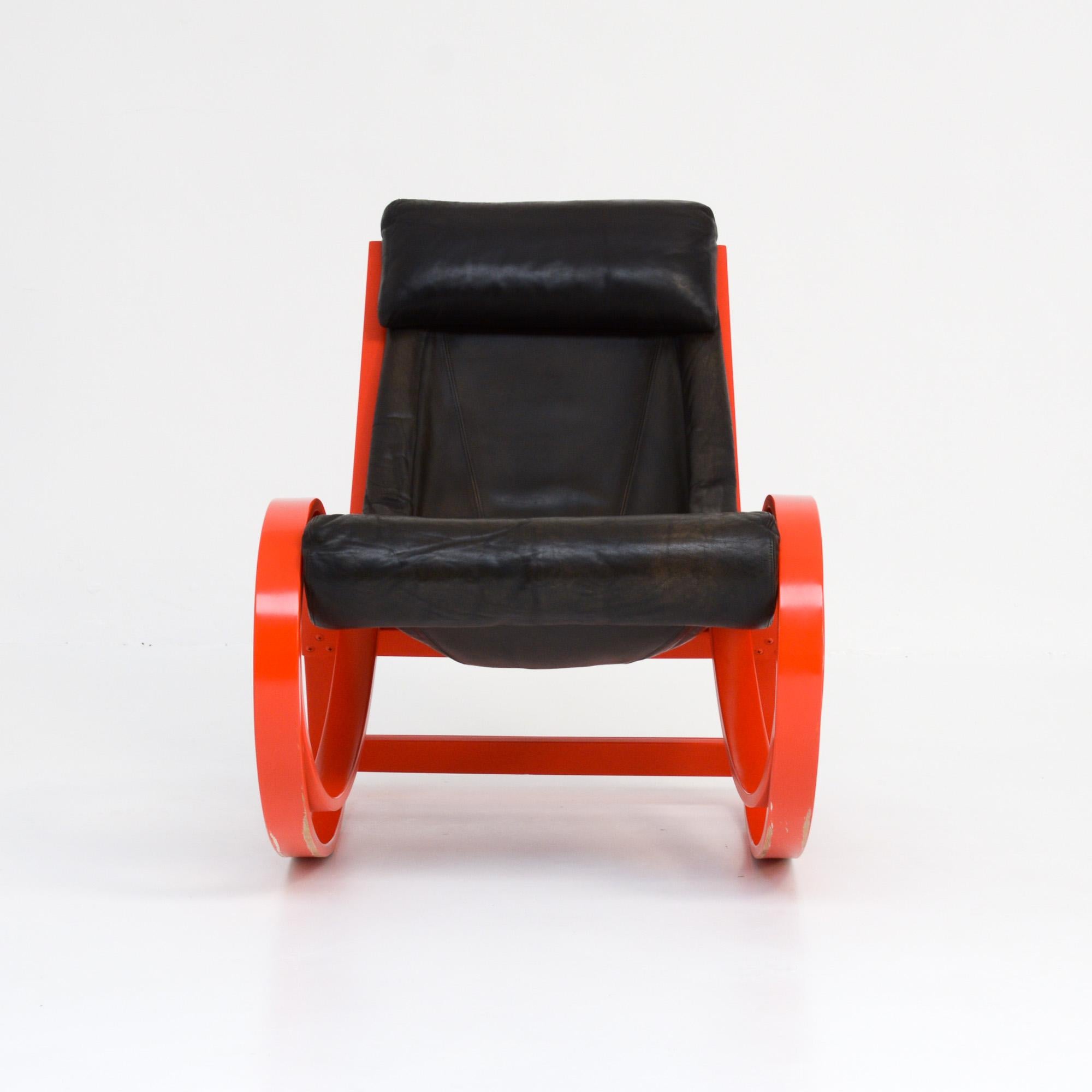 Sgarsul Rocking Chair by Gae Aulenti for Poltronova at 1stDibs | gae ...