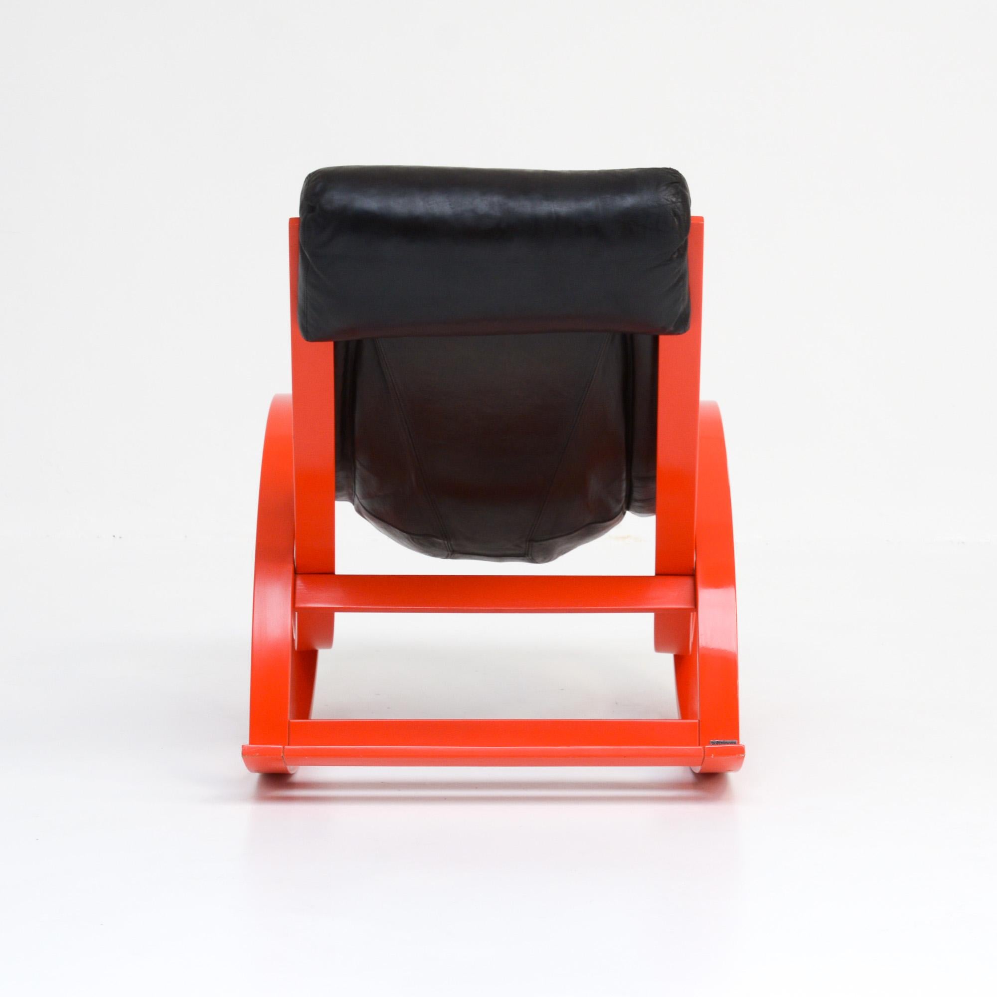 Sgarsul Rocking Chair by Gae Aulenti for Poltronova at 1stDibs | gae ...