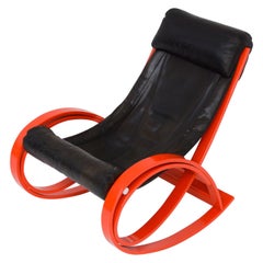 Sgarsul Rocking Chair by Gae Aulenti for Poltronova