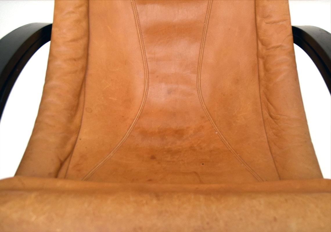 Sgarsul Rocking Chair Designed by Gae Aulenti for Poltronova For Sale 3