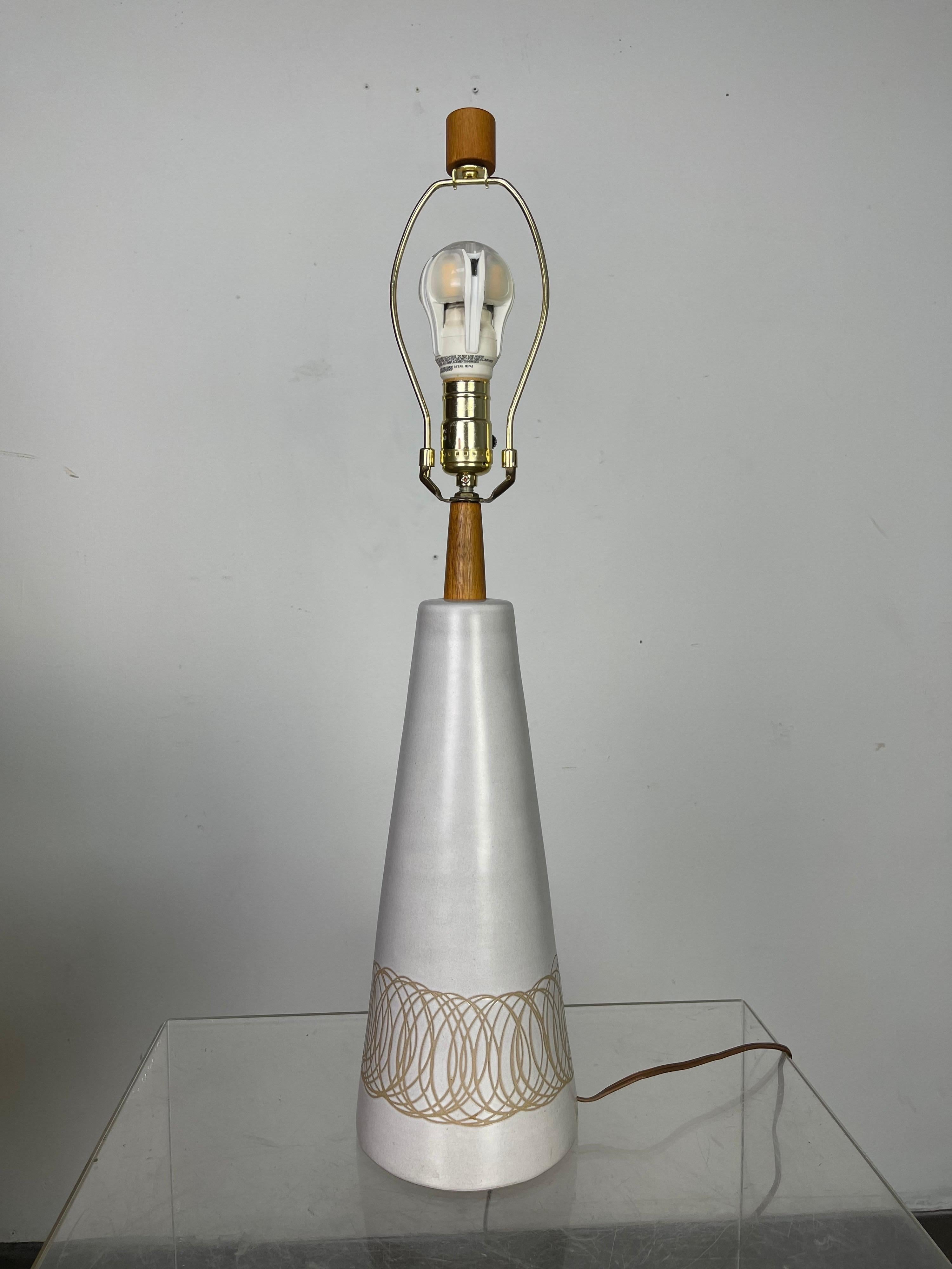 Sgraffito Lamp by Jane and Gordon Martz for Marshall Studios 3