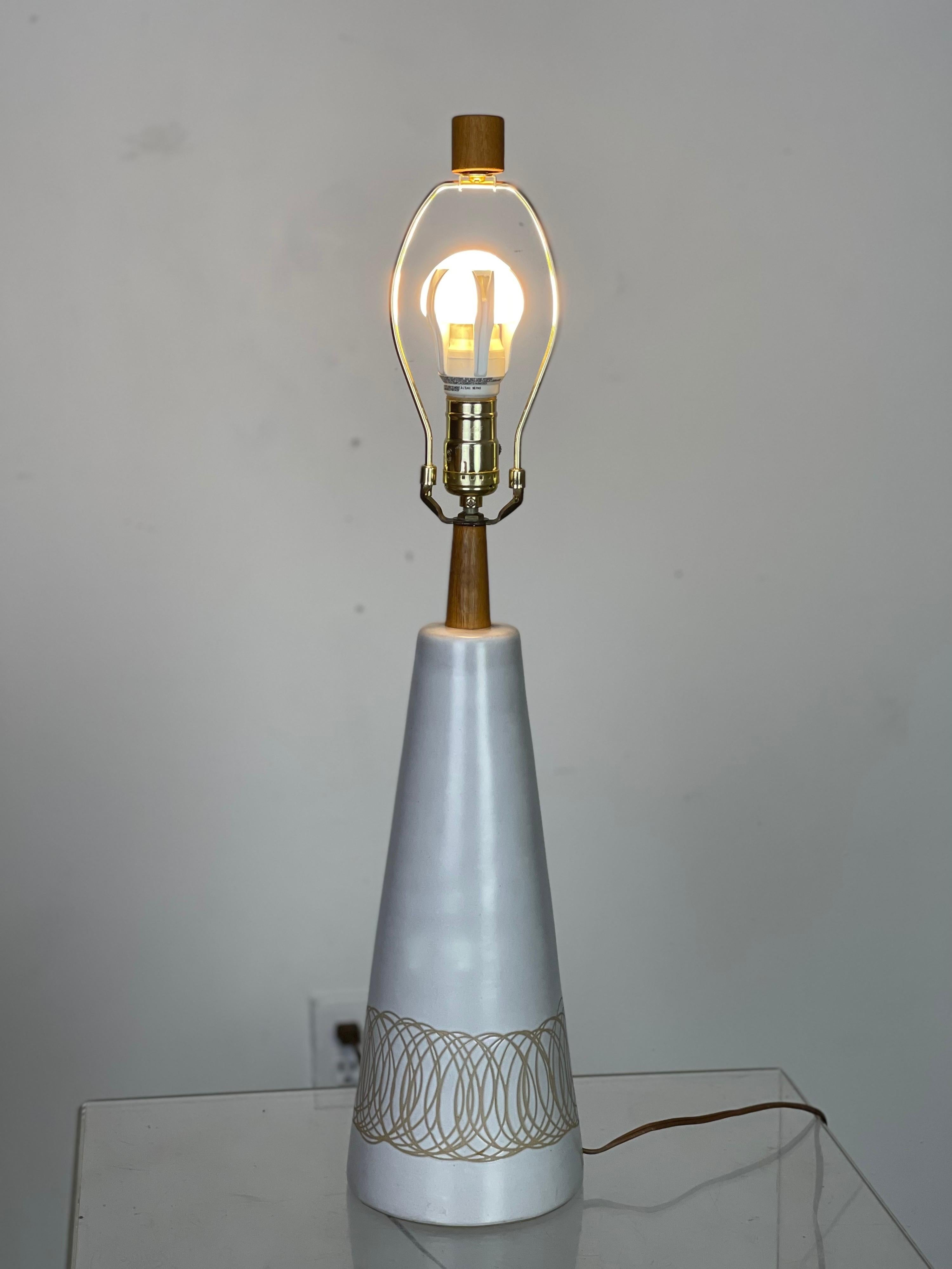 Sgraffito Lamp by Jane and Gordon Martz for Marshall Studios 2