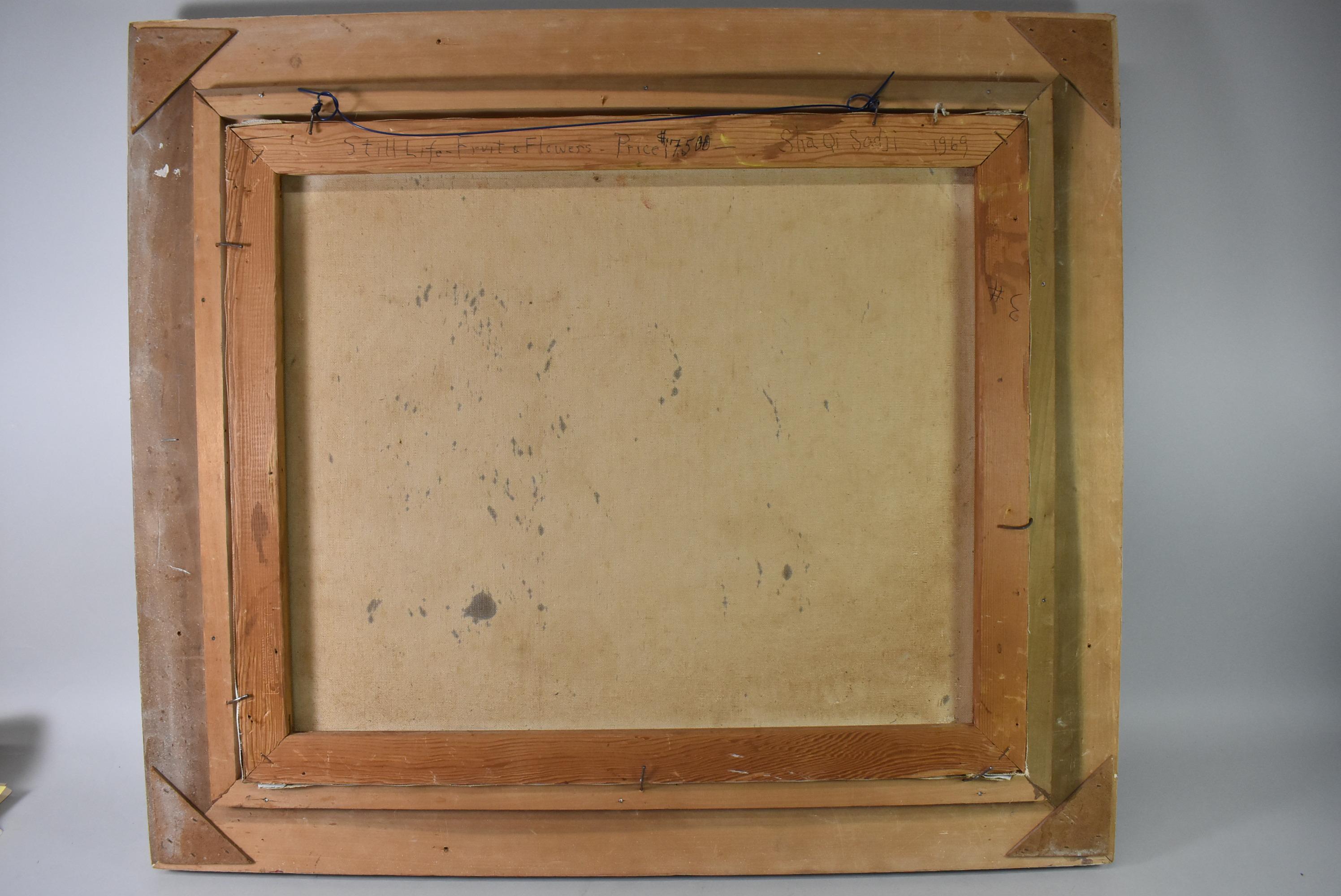 Sha Qi Sadji Pittura ad olio floreale su tela in vendita 1