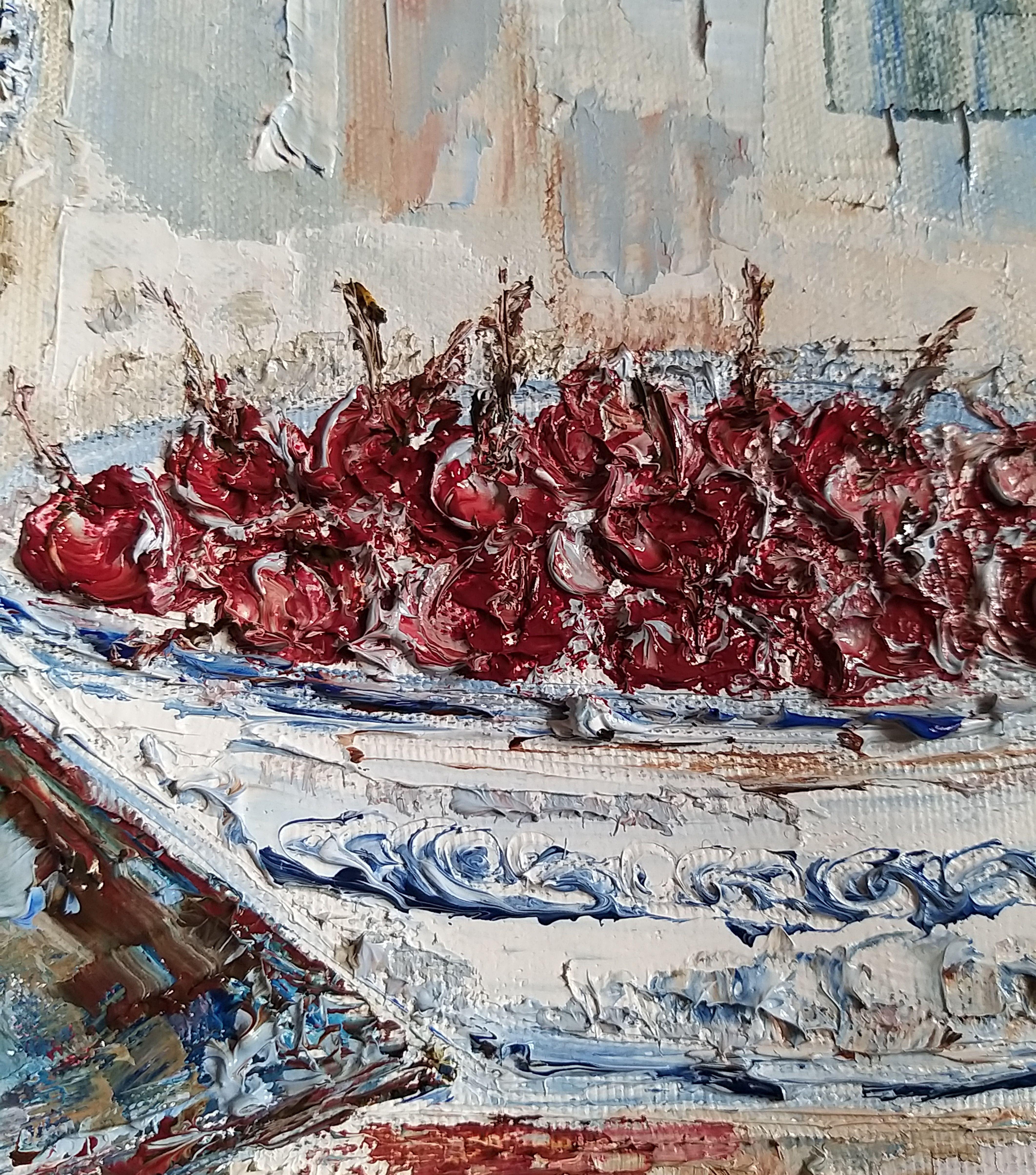 La Mer, Gemälde, Öl auf Leinwand (Zeitgenössisch), Painting, von Shabana  Godhrawala 