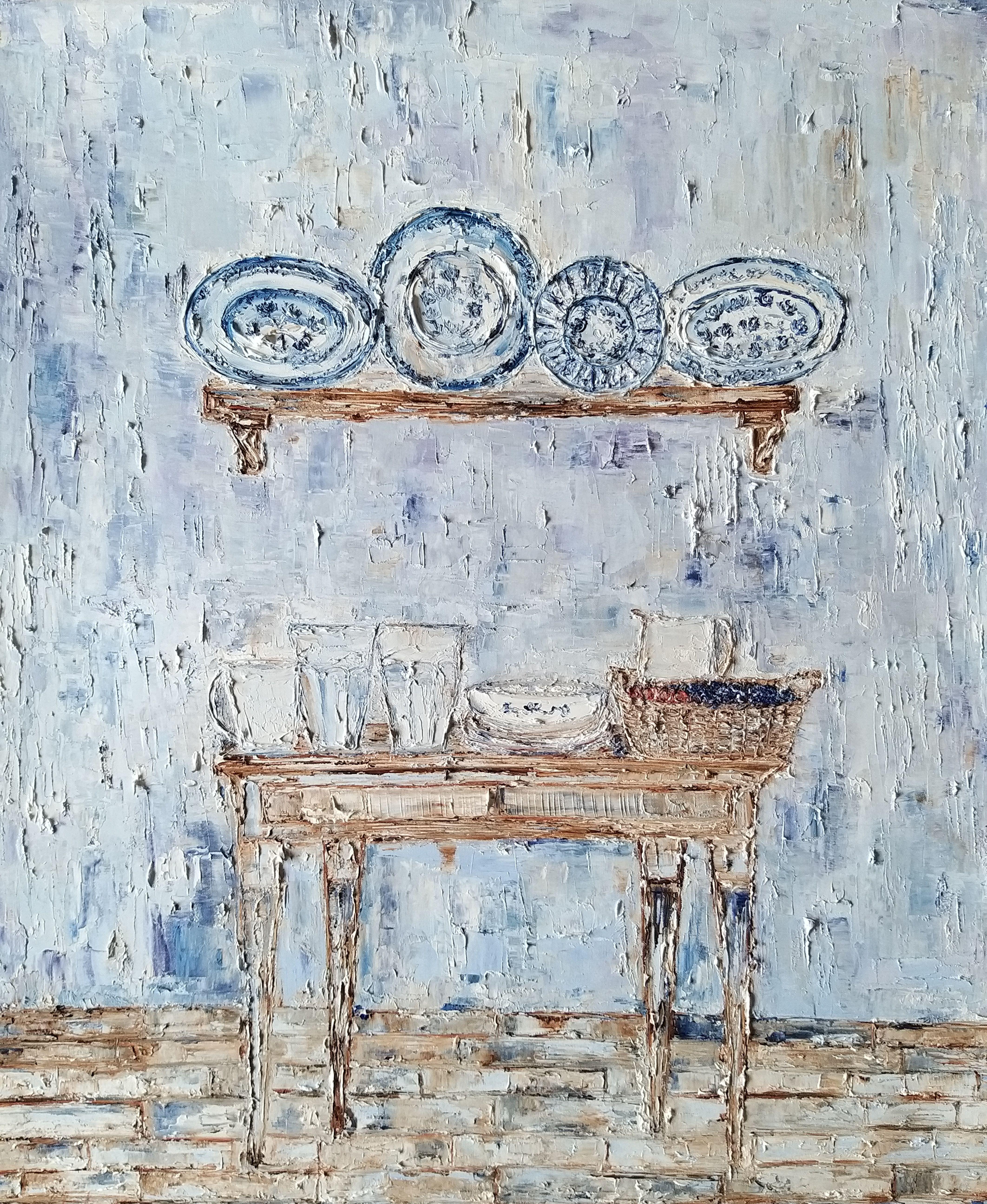 Las bayas, Pintura, Óleo sobre lienzo - Painting de Shabana  Godhrawala 