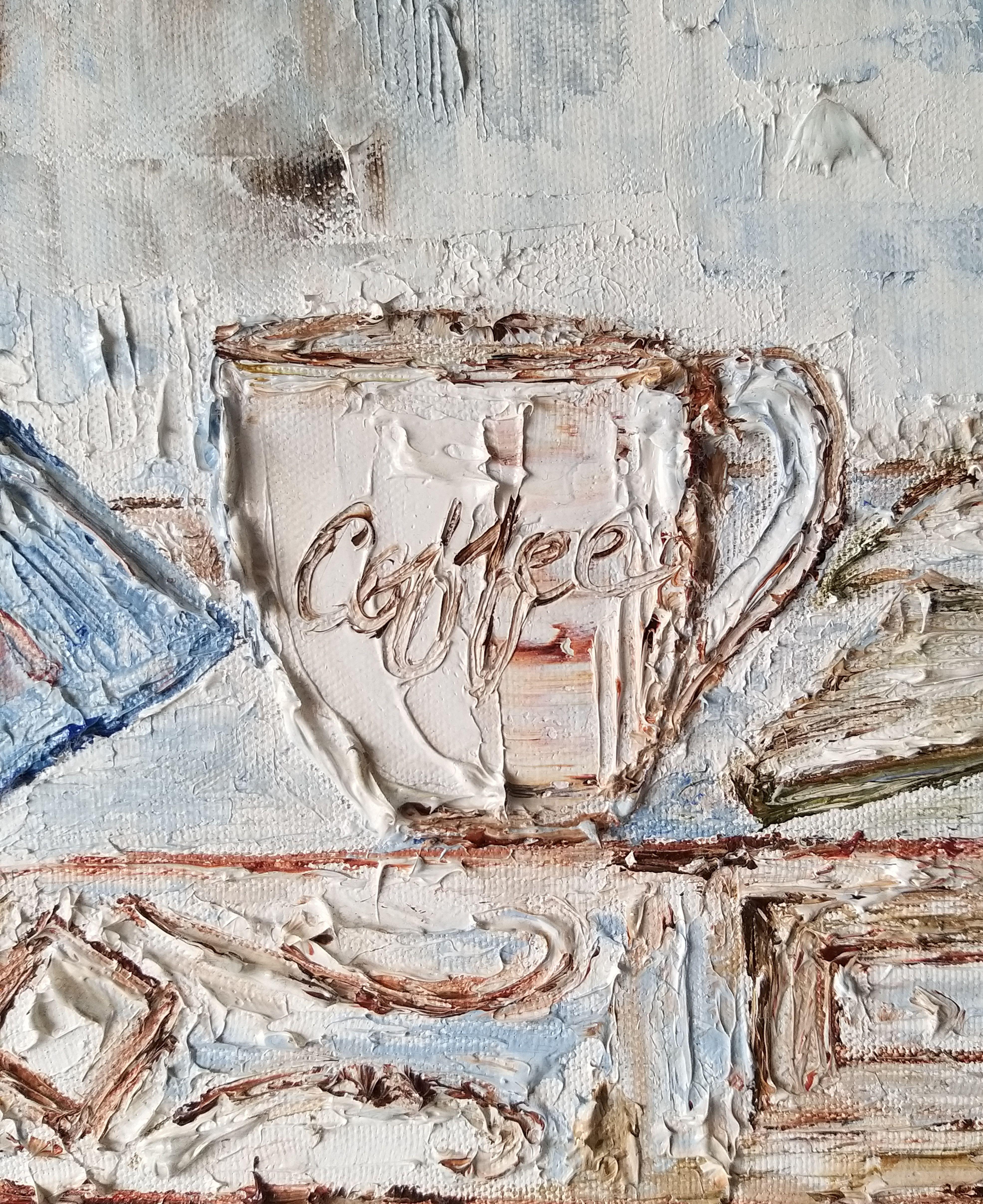The Clock, Painting, Oil on Canvas For Sale 2