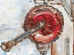 The Drill Machine, Painting, Oil on Canvas