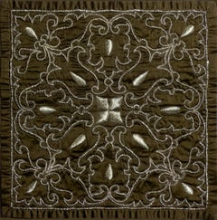Retro - Chocolate Cushion - Embroidered Tapestry Wall Hanging 