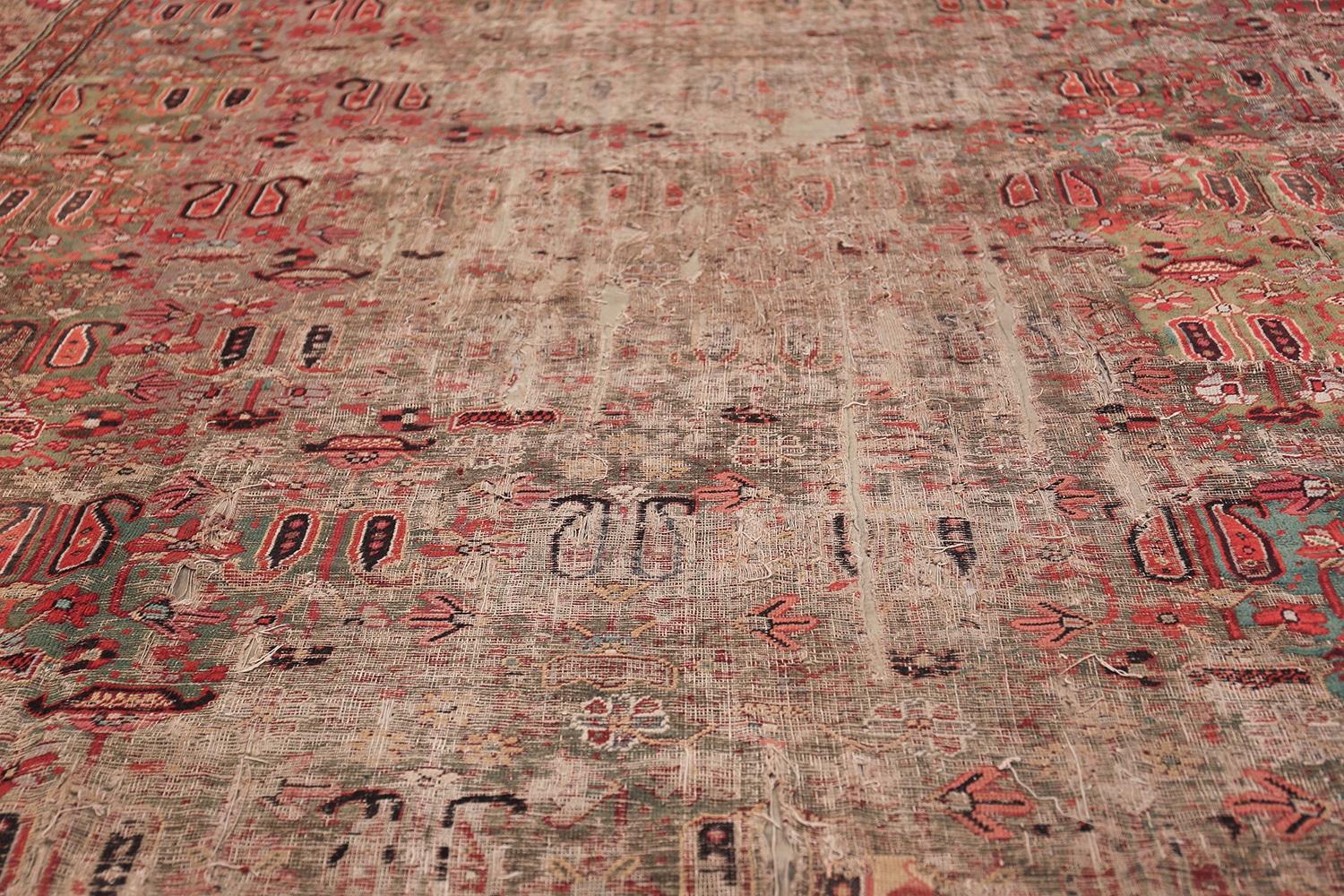 Antiker dekanischer indischer Teppich aus dem 18. Jahrhundert. 11 ft x 15 ft 5 in  im Angebot 1