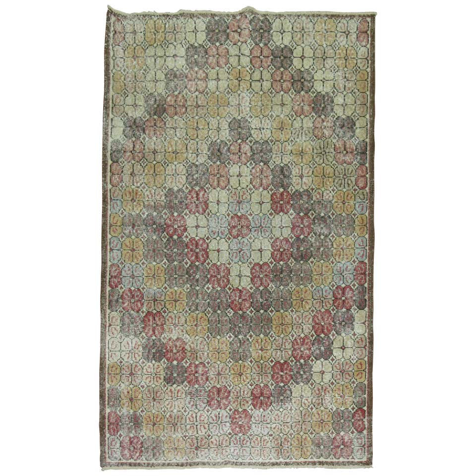 Earth Toned Turkish Rug For Sale at 1stDibs