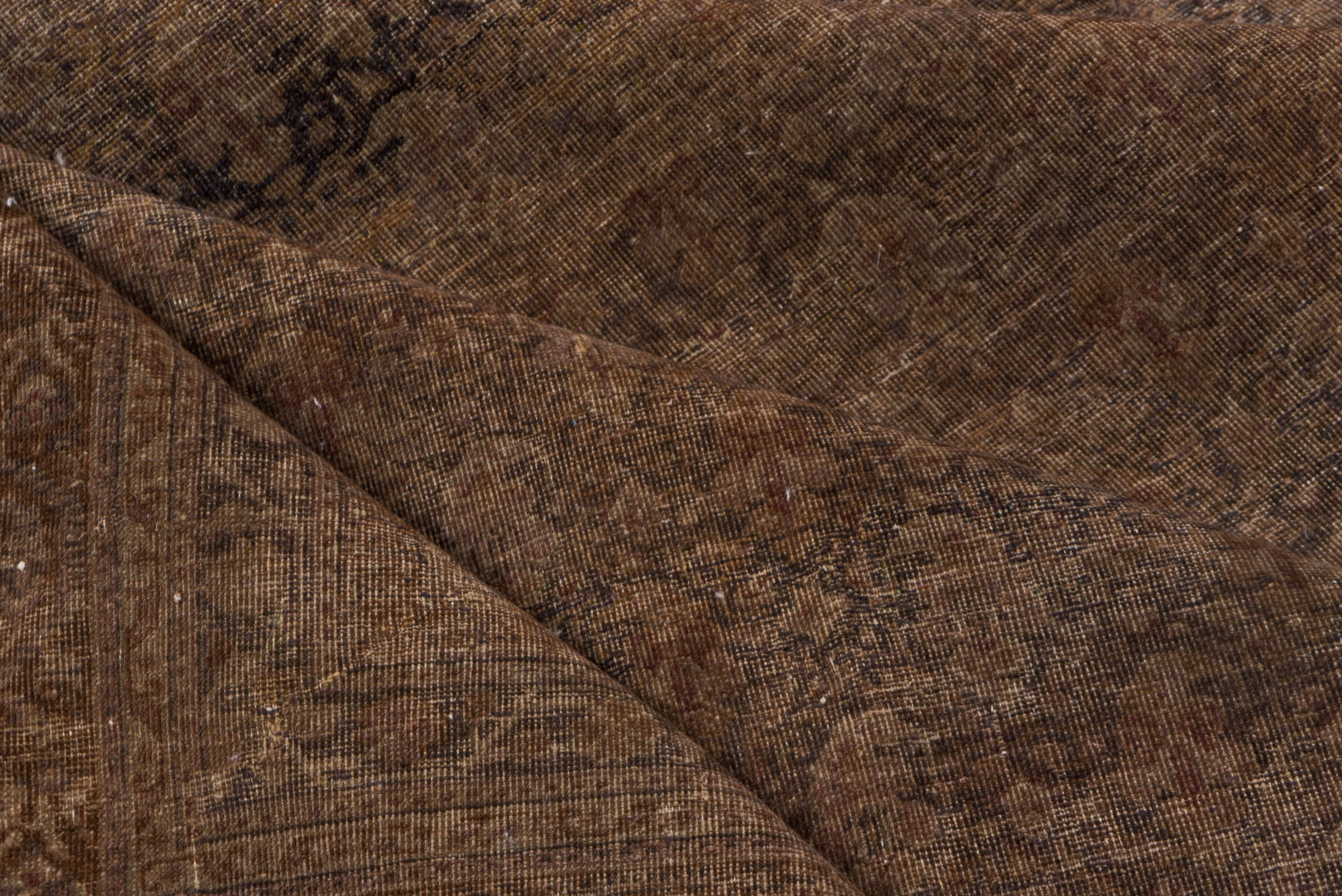 Indien Tapis Amritsar indien ancien Shabby Chic, palette brune, vers les années 1920 en vente