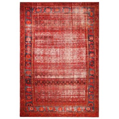 Shabby Chic Antique Persian Malayer Rug. Size: 12 ft 8 in x 19 ft 9 in
