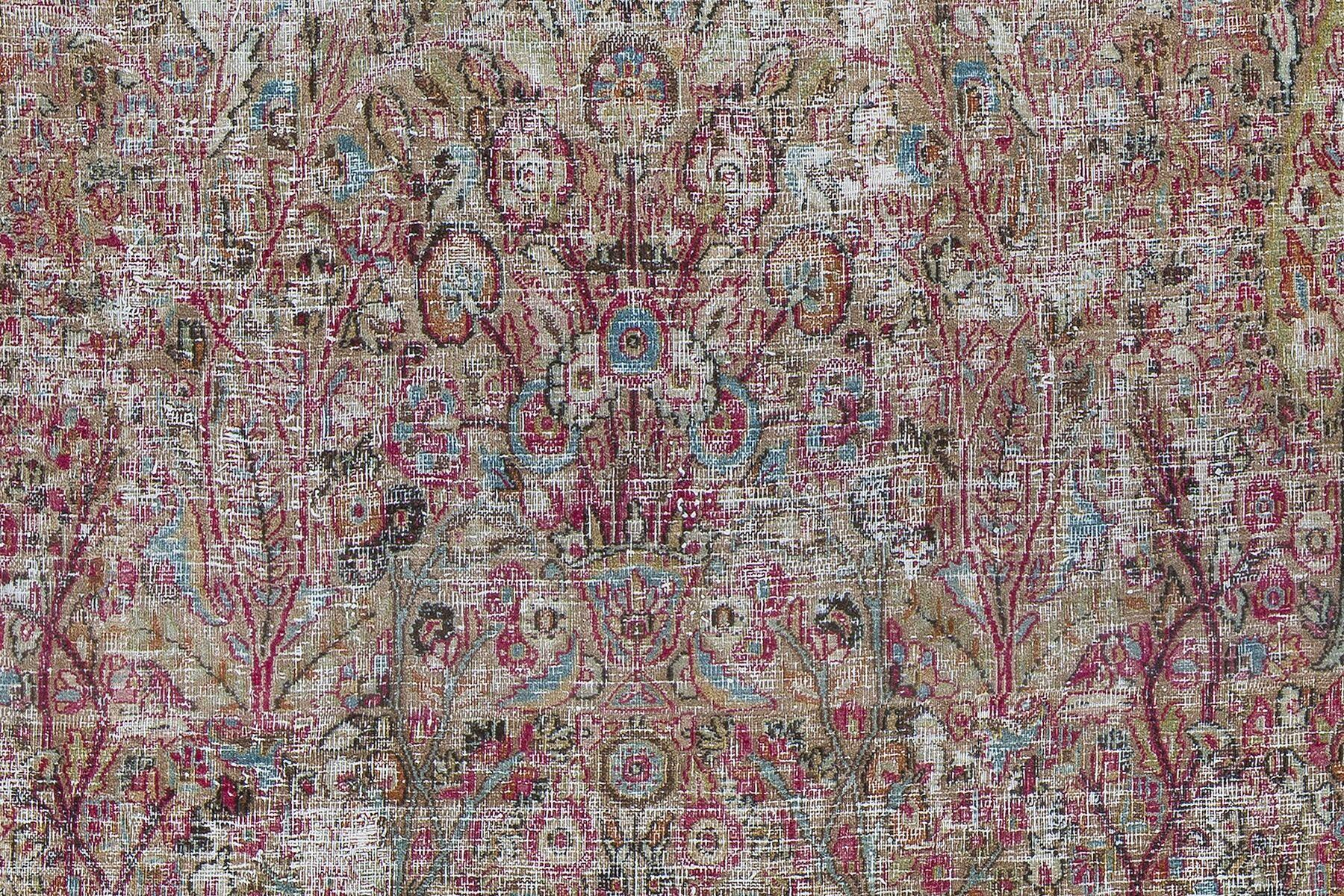 Victorian Shabby Chic Distressed Persian Oversize Carpet For Sale